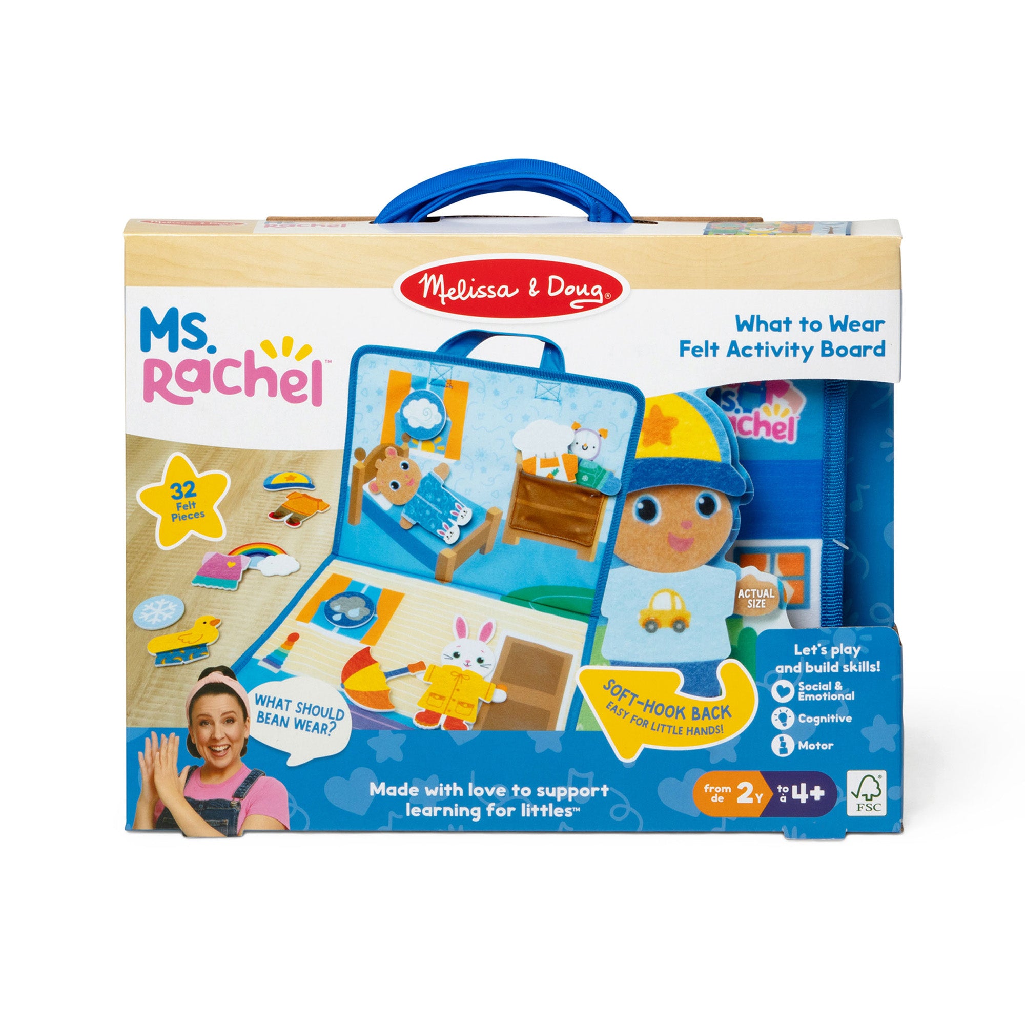 Ms. Rachel? What to Wear Felt Activity Board - Image 3