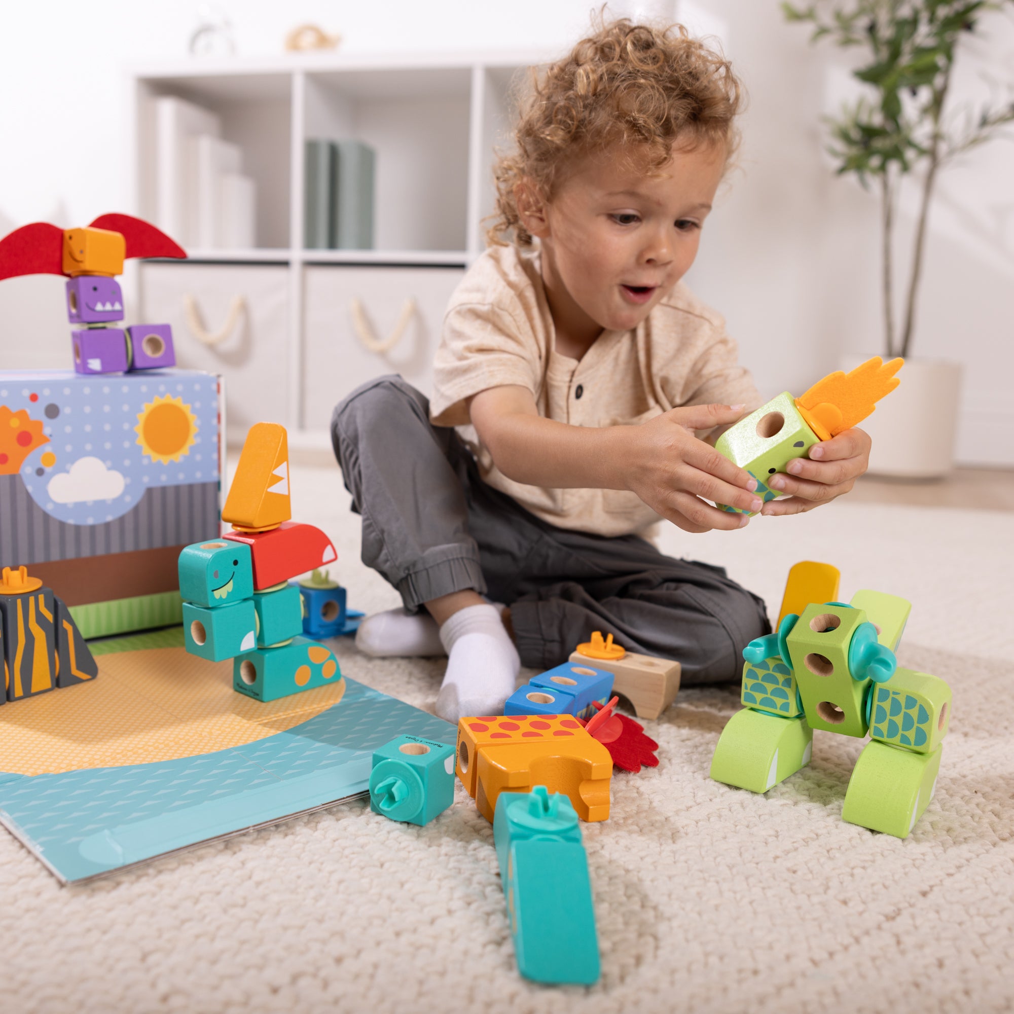 Blockables??Dinosaur Play Set - Image 2