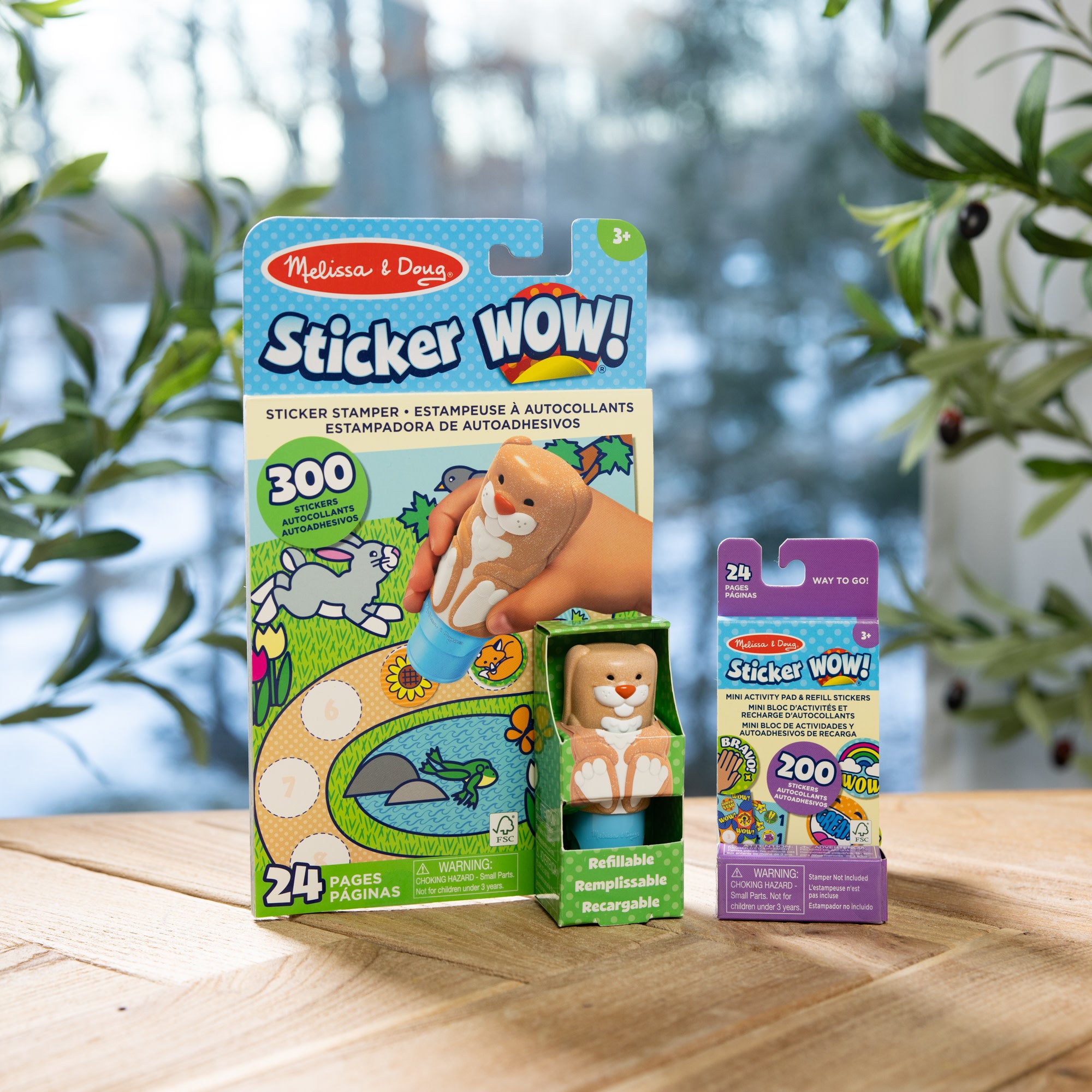 Sticker WOW!? Bunny Bundle: Activity Pad & Sticker Stamper + Mini Activity Pad and 200 Refill Stickers - Image 9