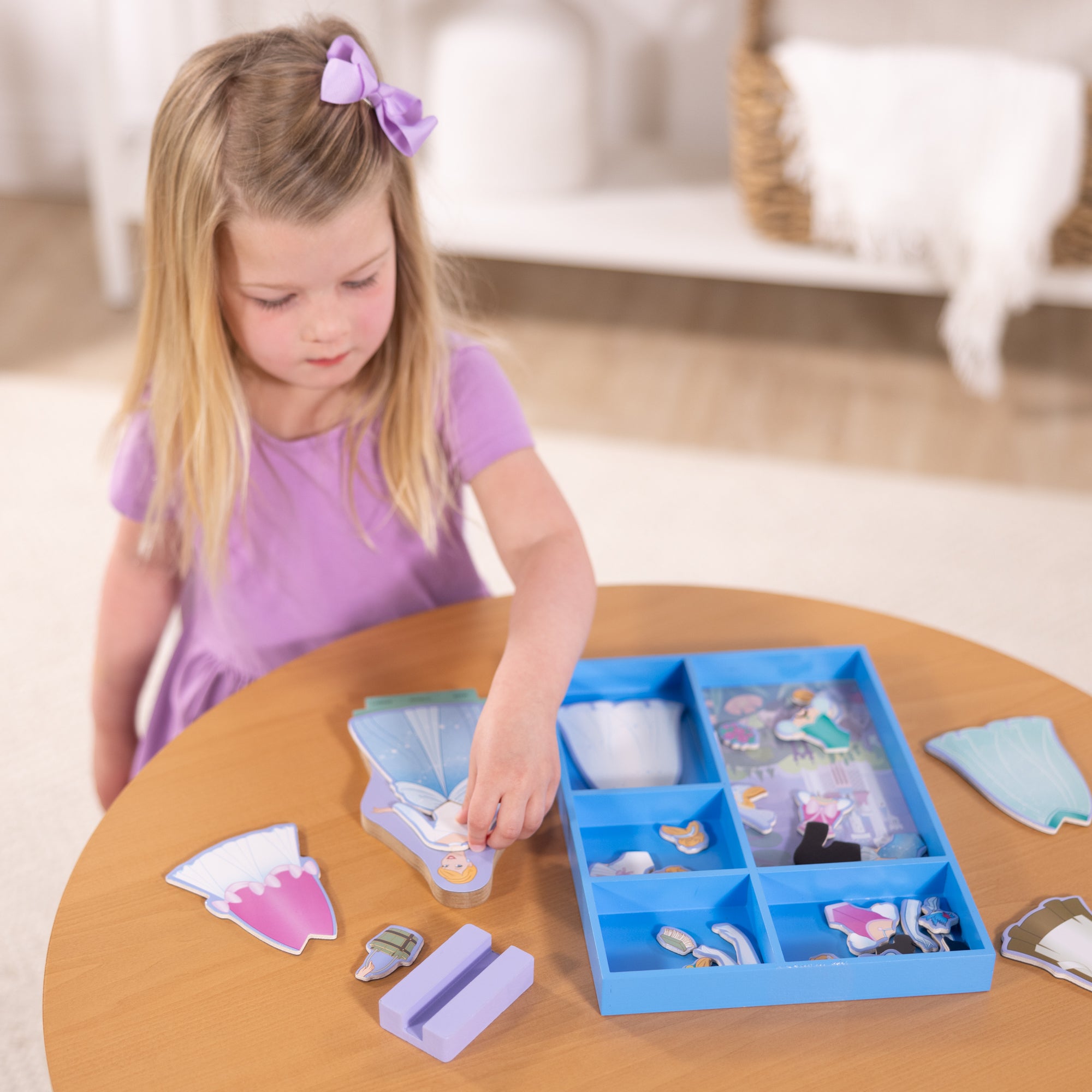 Disney Princess Cinderella Wooden Magnetic Dress-Up - Image 2