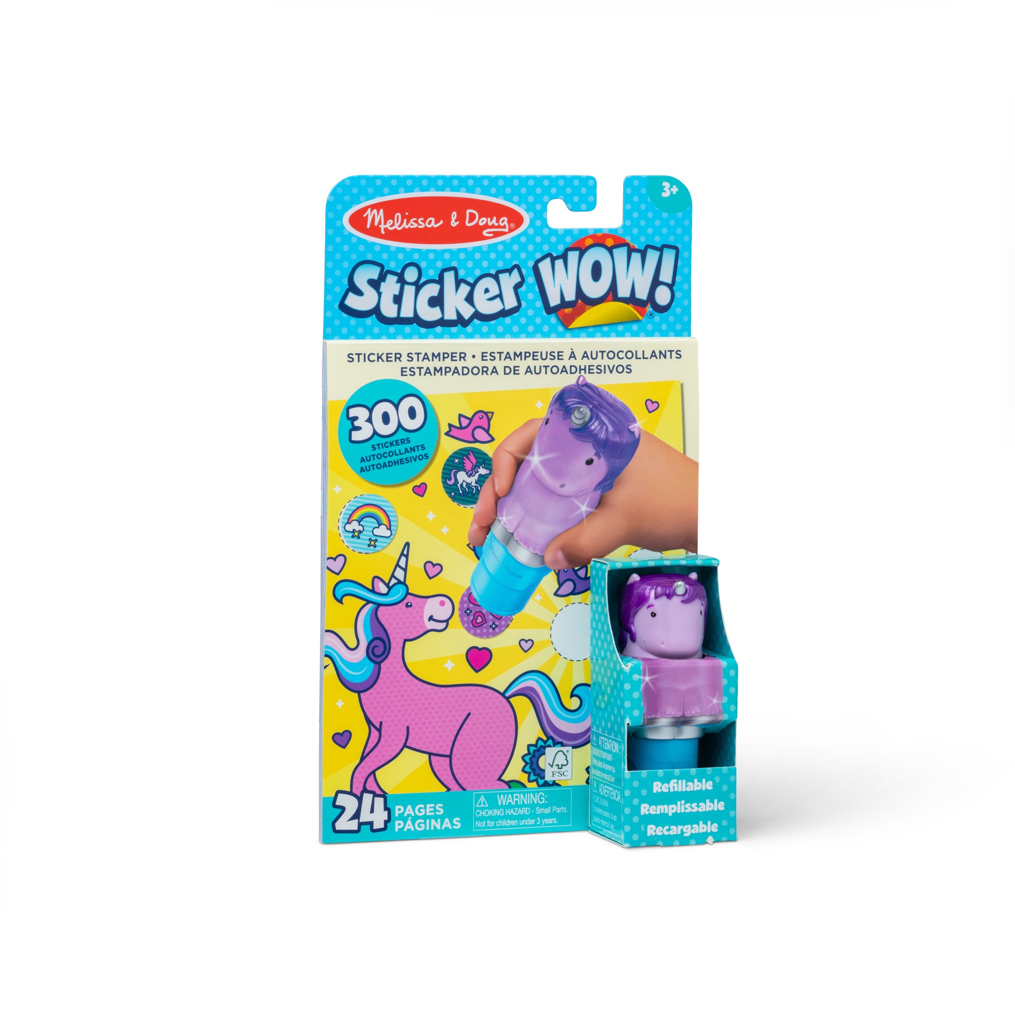 Sticker WOW!? Activity Pad & Sticker Stamper - Purple Unicorn