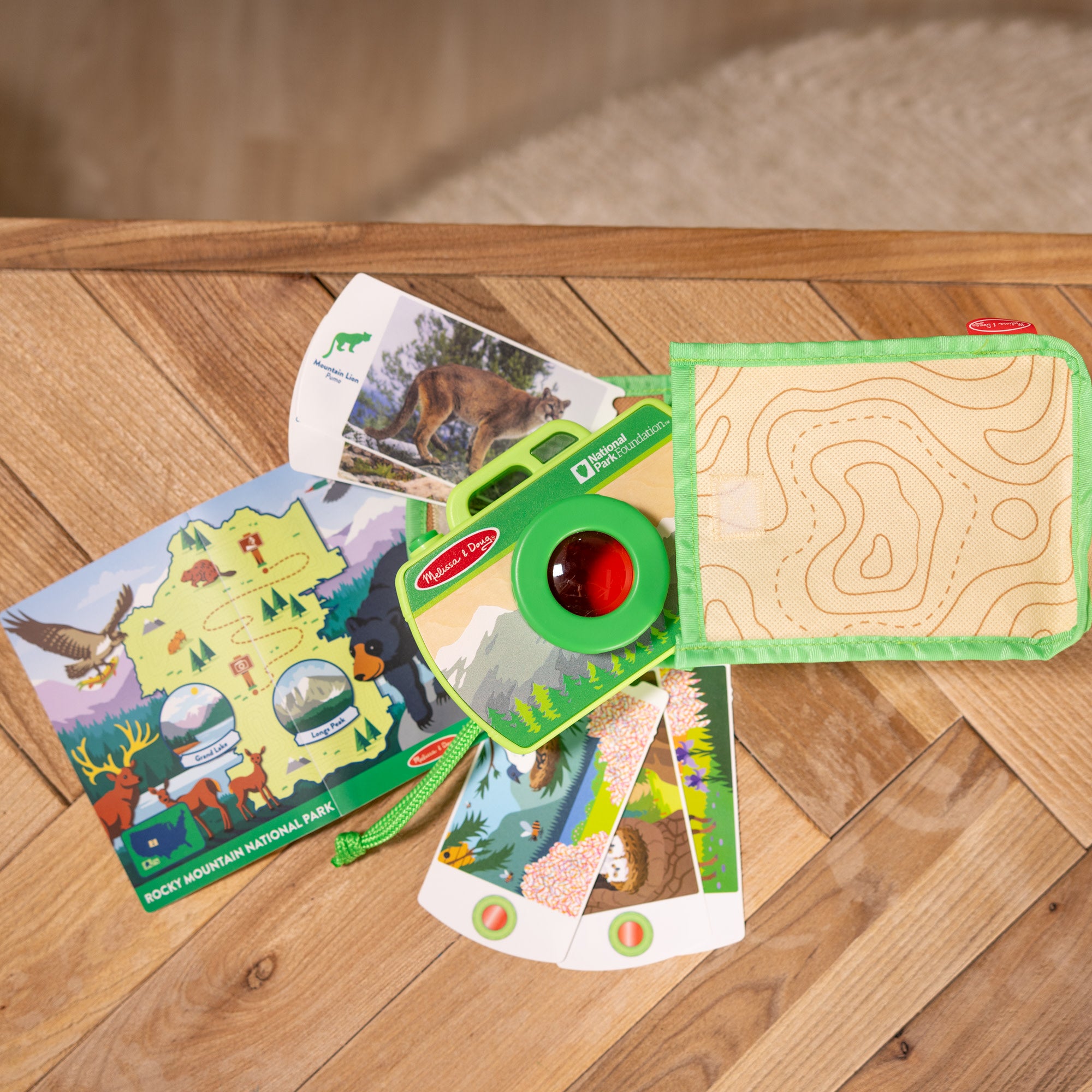 Rocky Mountain National Park Sights & Sounds Wooden Toy Camera Play Set - Image 9