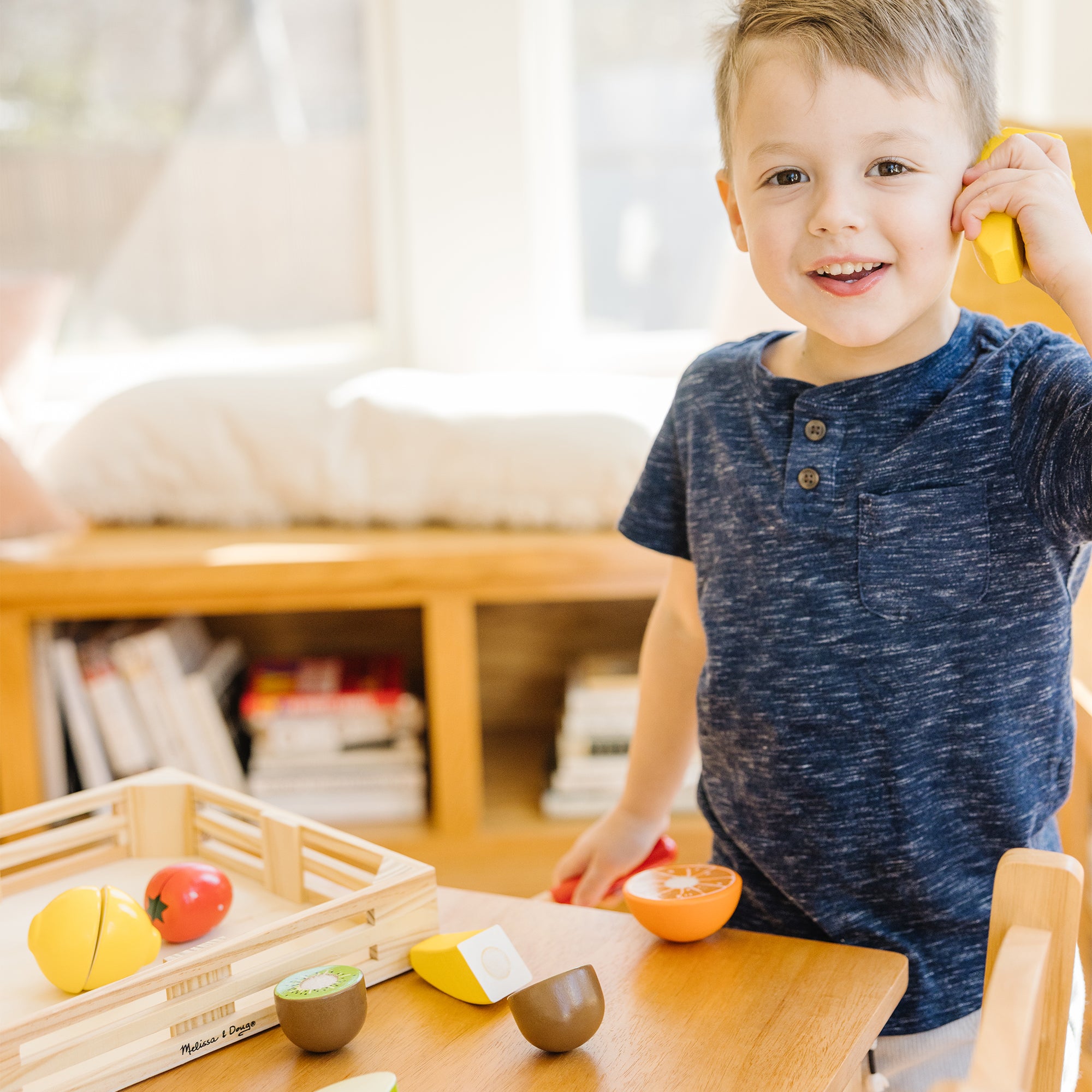 Wooden Cutting Fruit Play Food - Image 10