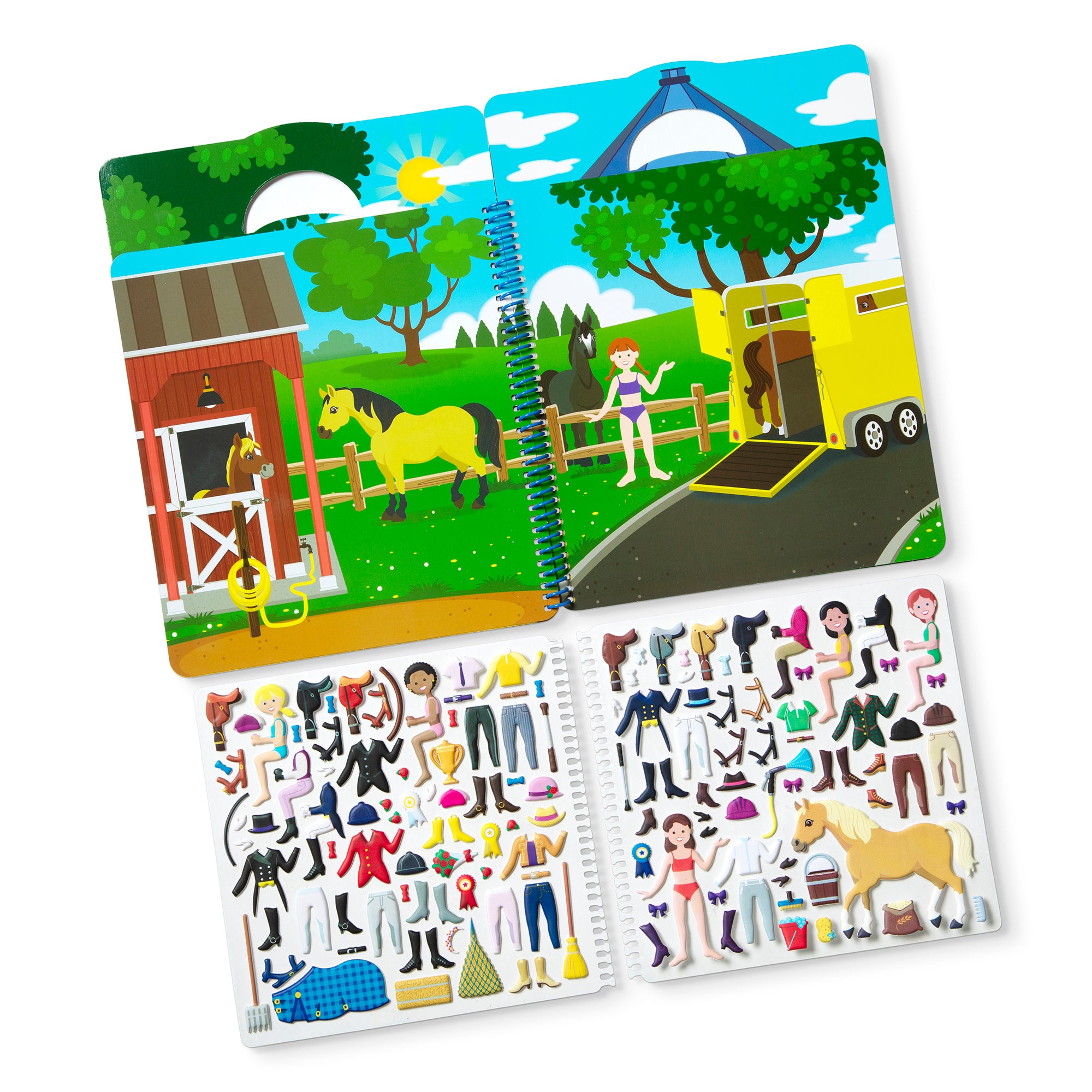 Puffy Sticker Activity Book - Riding Club - Image 3