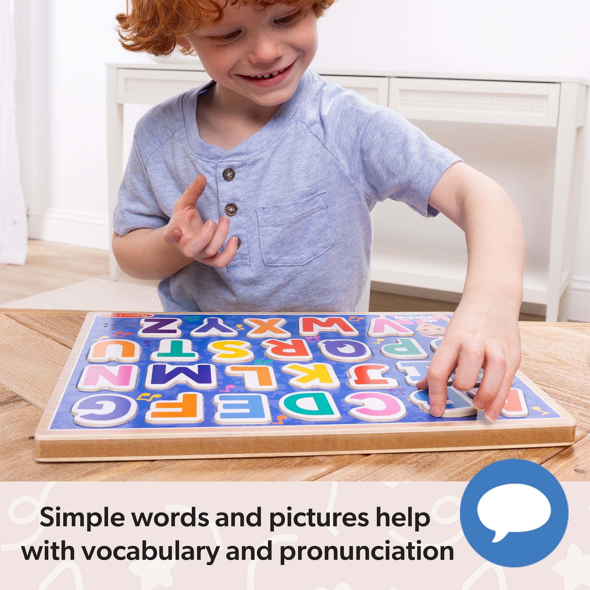 Ms. Rachel? Wooden Phonics Alphabet Sound Puzzle - 24 Pieces - Image 6