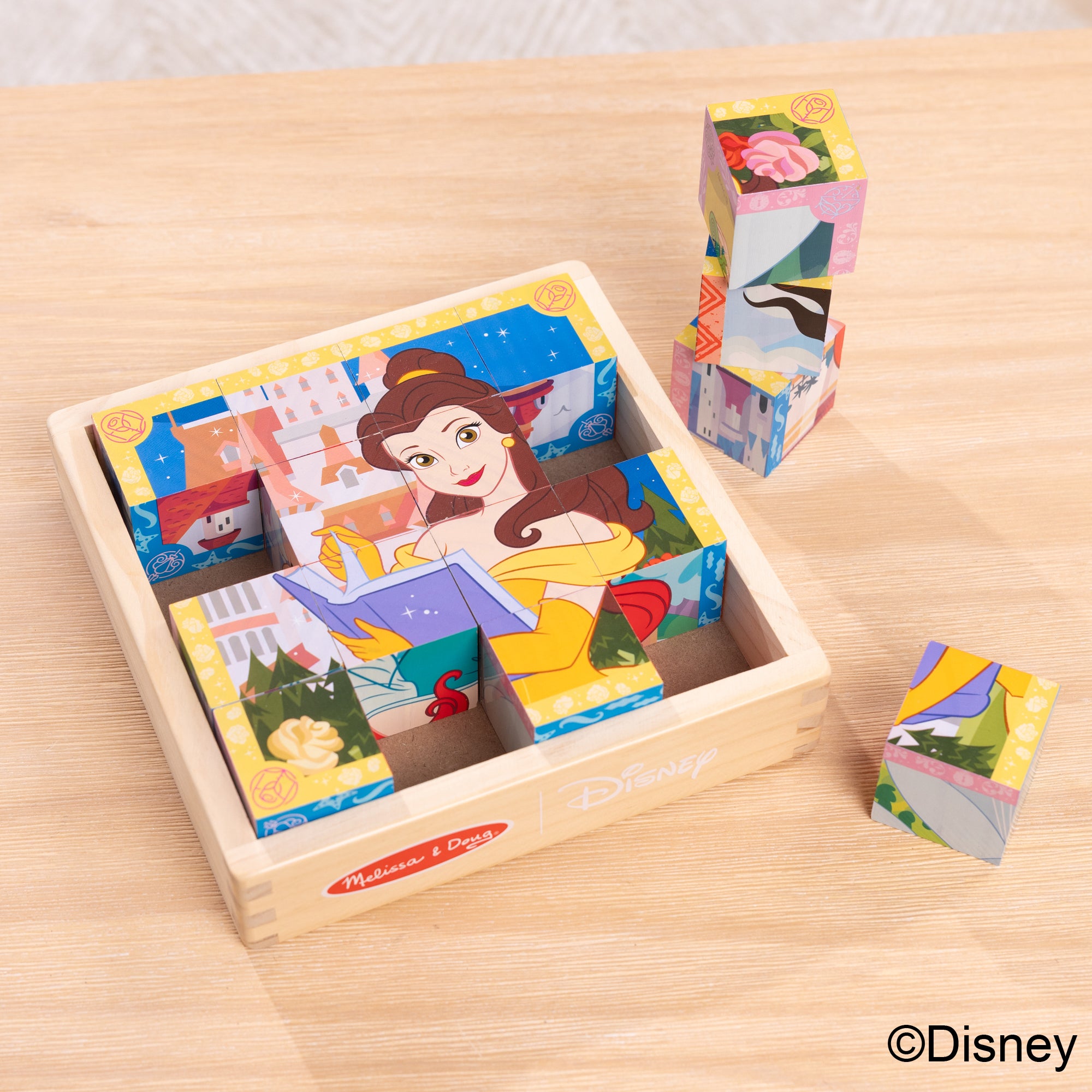 Disney Princess Wooden Cube Puzzle - Image 9