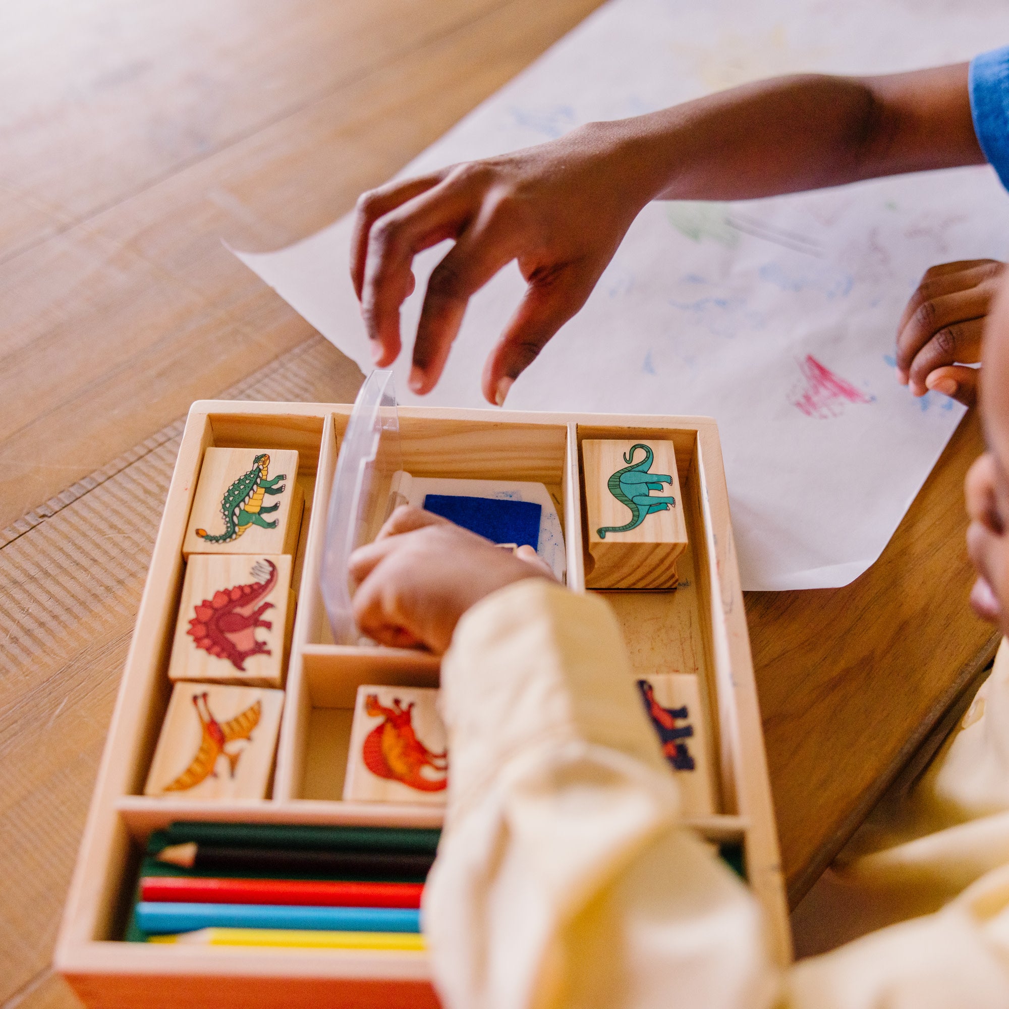 Wooden Stamp Set - Dinosaurs - Image 5