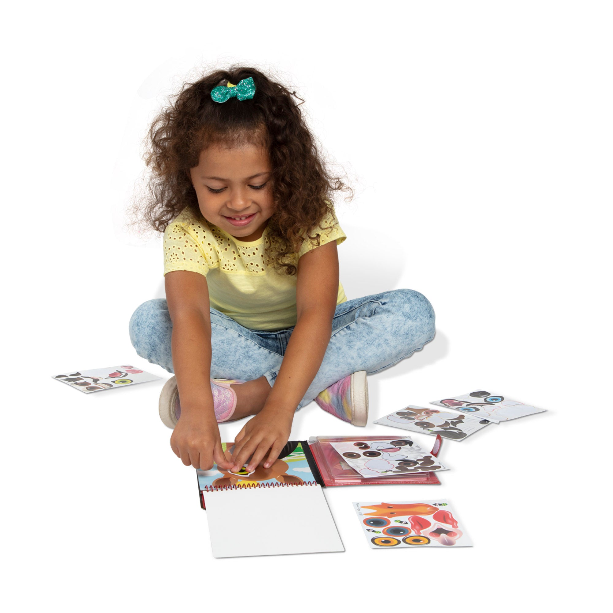 Make-a-Face ?C Farm Reusable Sticker Pad ?C On the Go Travel Activity - Image 5