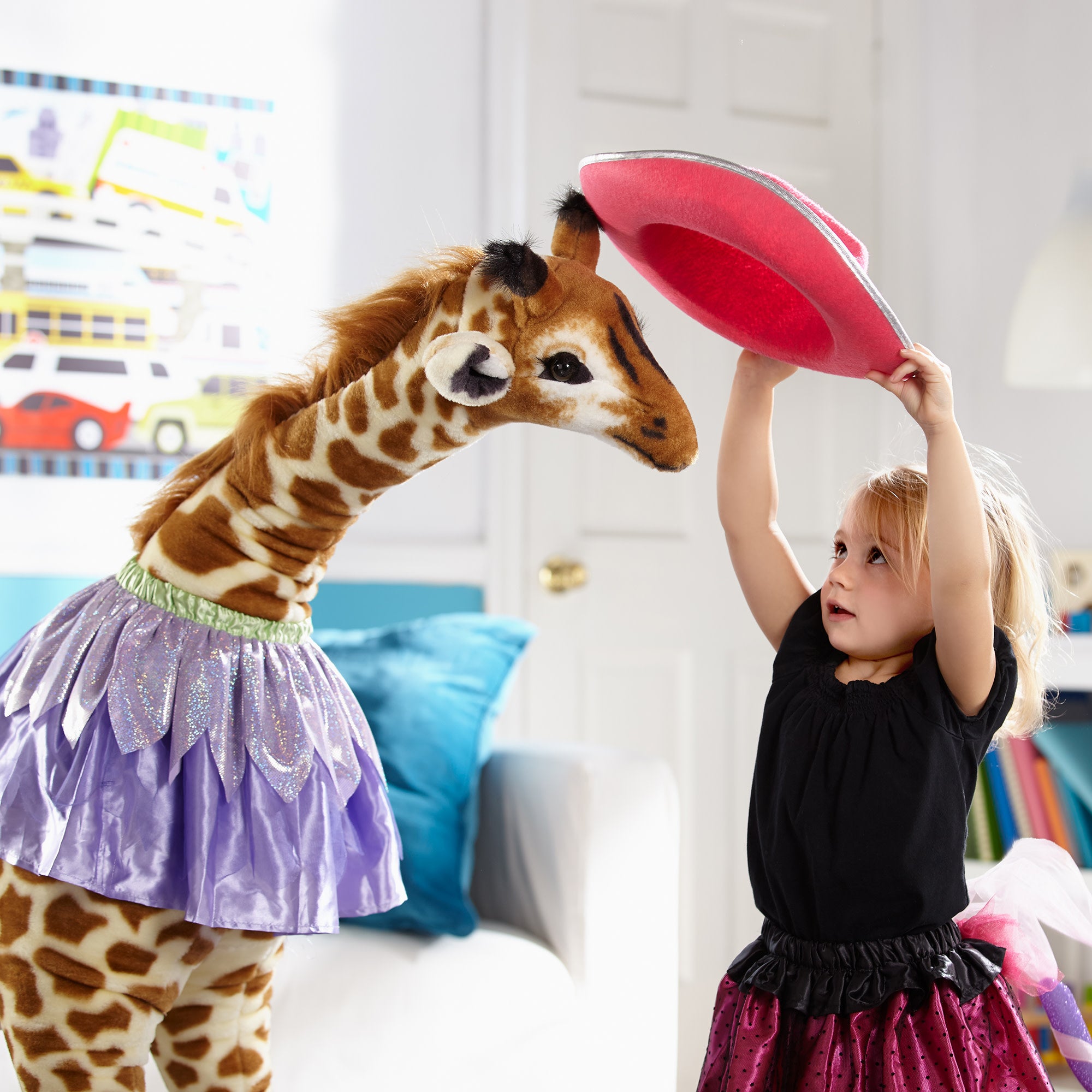 Giraffe Lifelike Plush Stuffed Animal - Image 5
