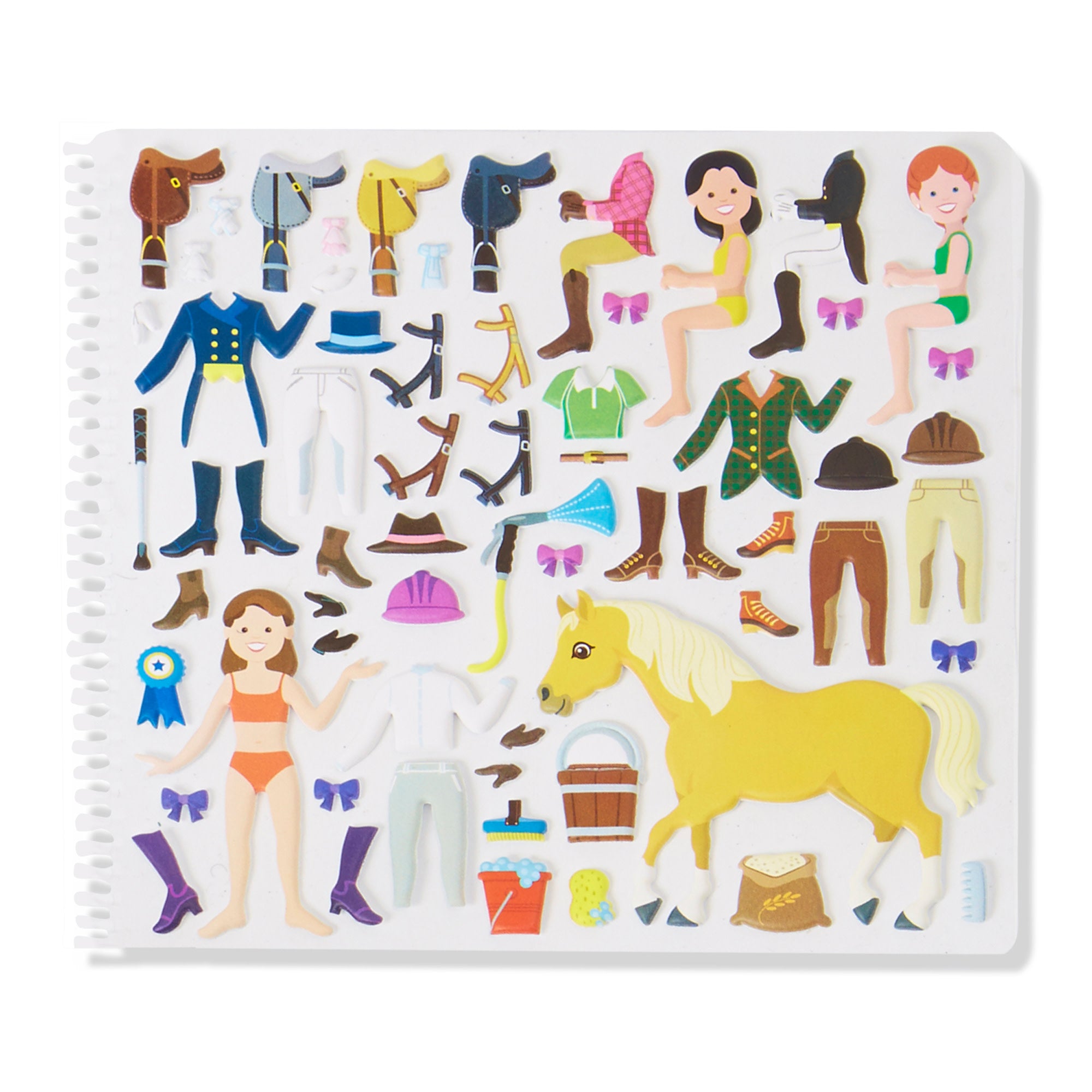 Puffy Sticker Activity Book - Riding Club - Image 4