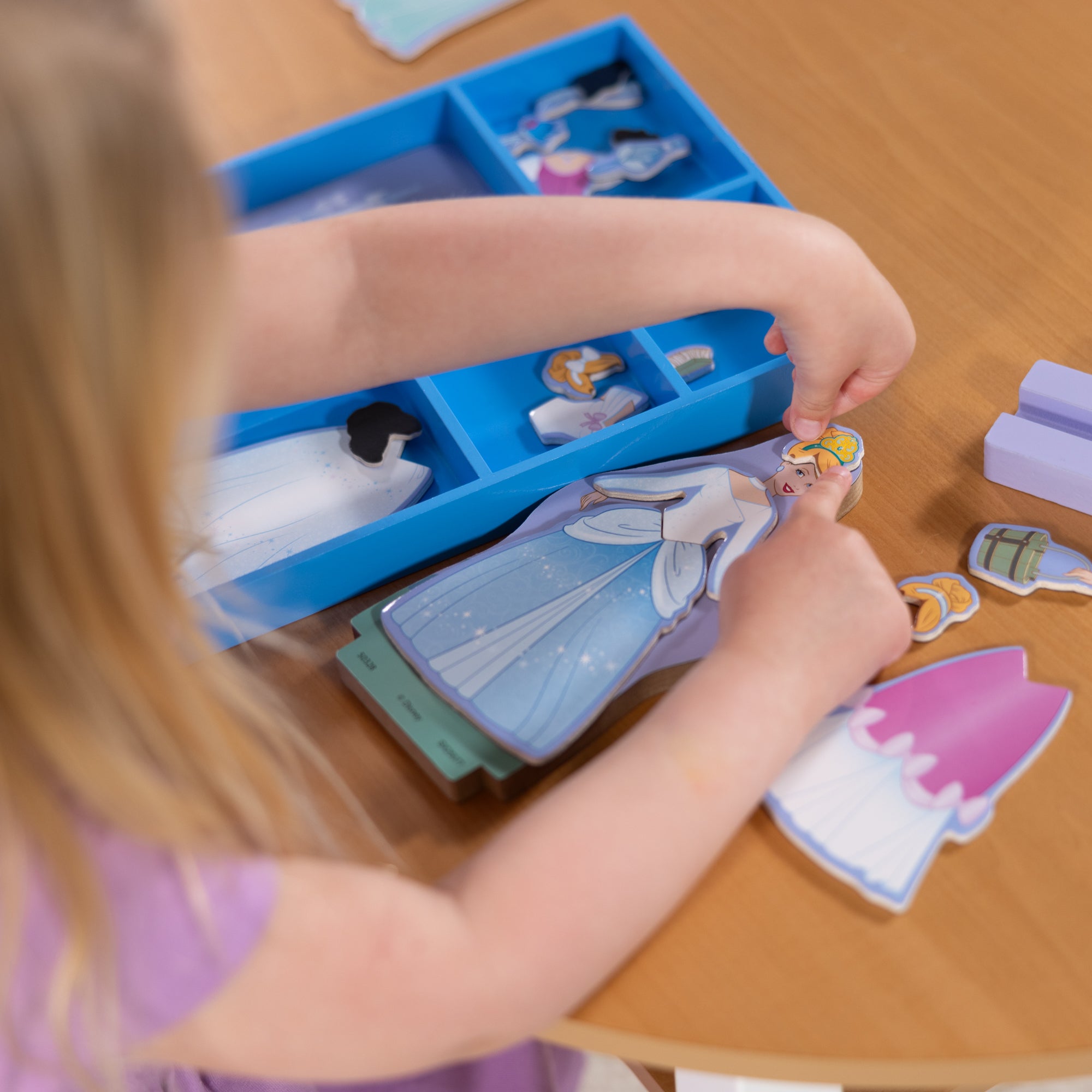 Disney Princess Cinderella Wooden Magnetic Dress-Up - Image 6