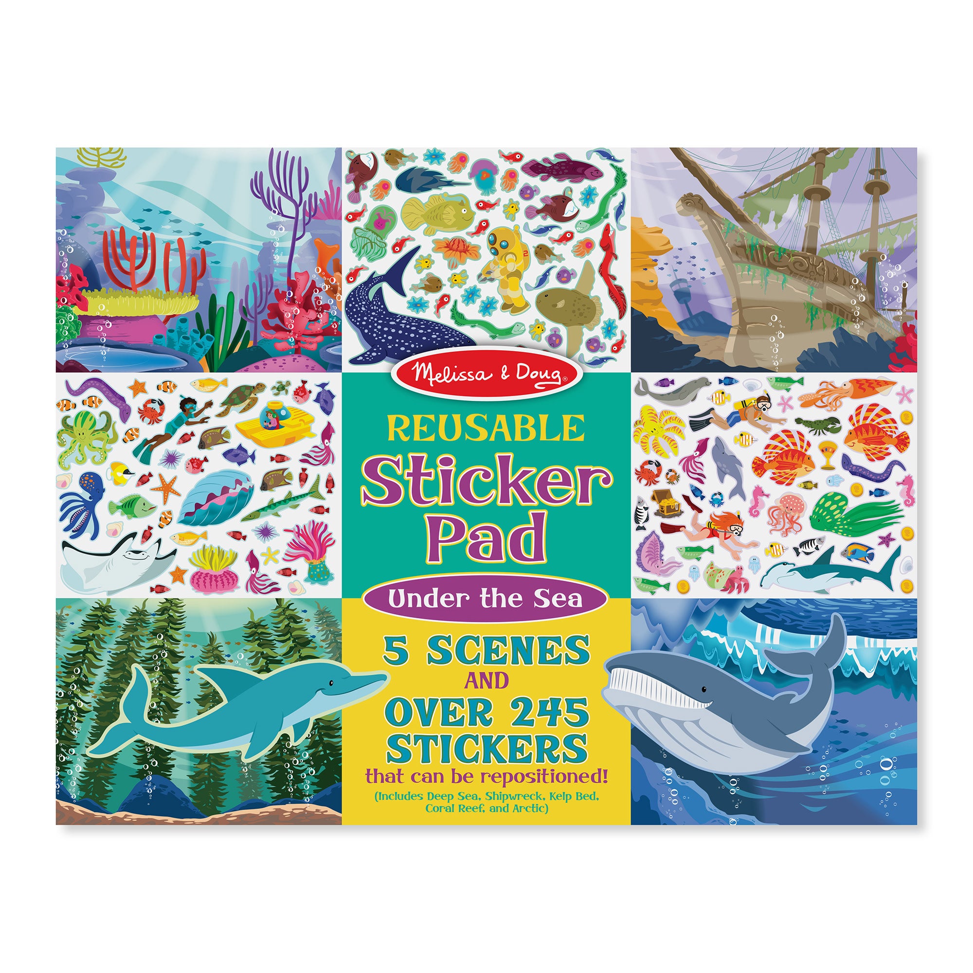 Reusable Sticker Pad - Under the Sea - Image 10