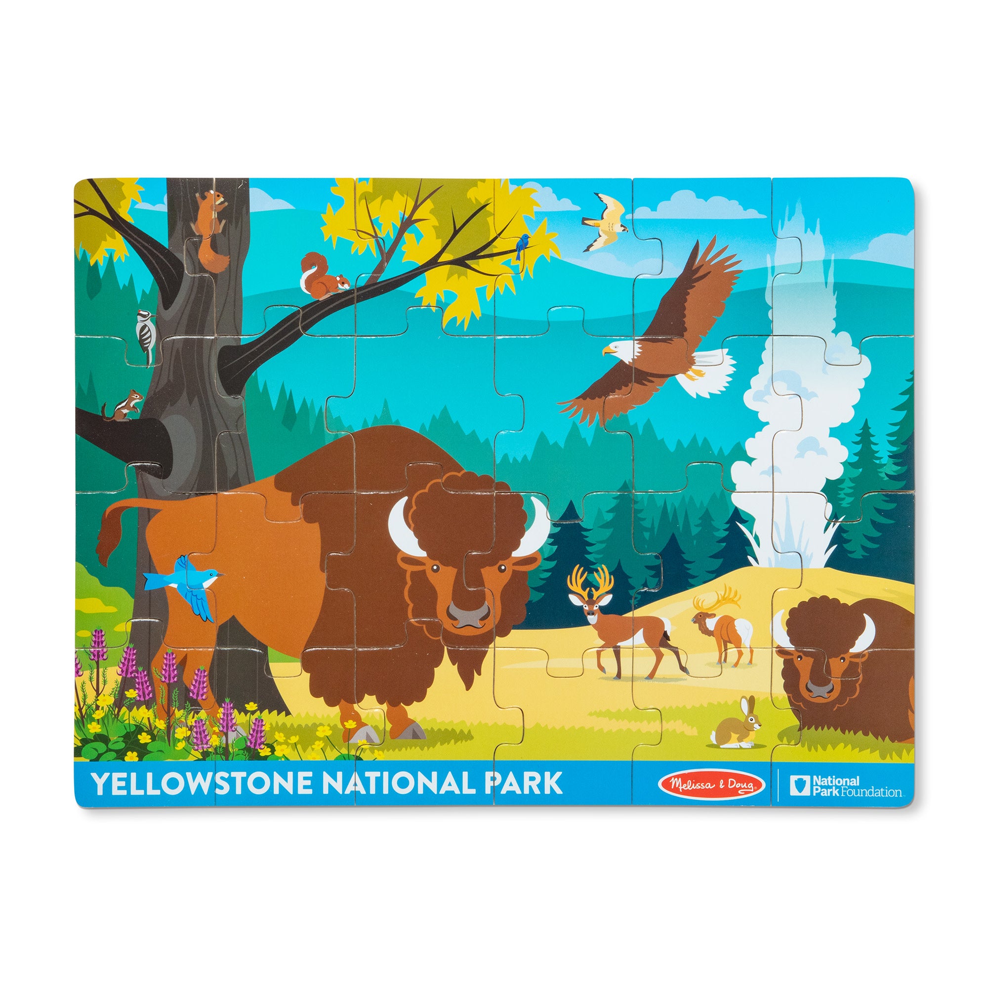 Yellowstone National Park Wooden Jigsaw Puzzle ?C 24 Pieces
