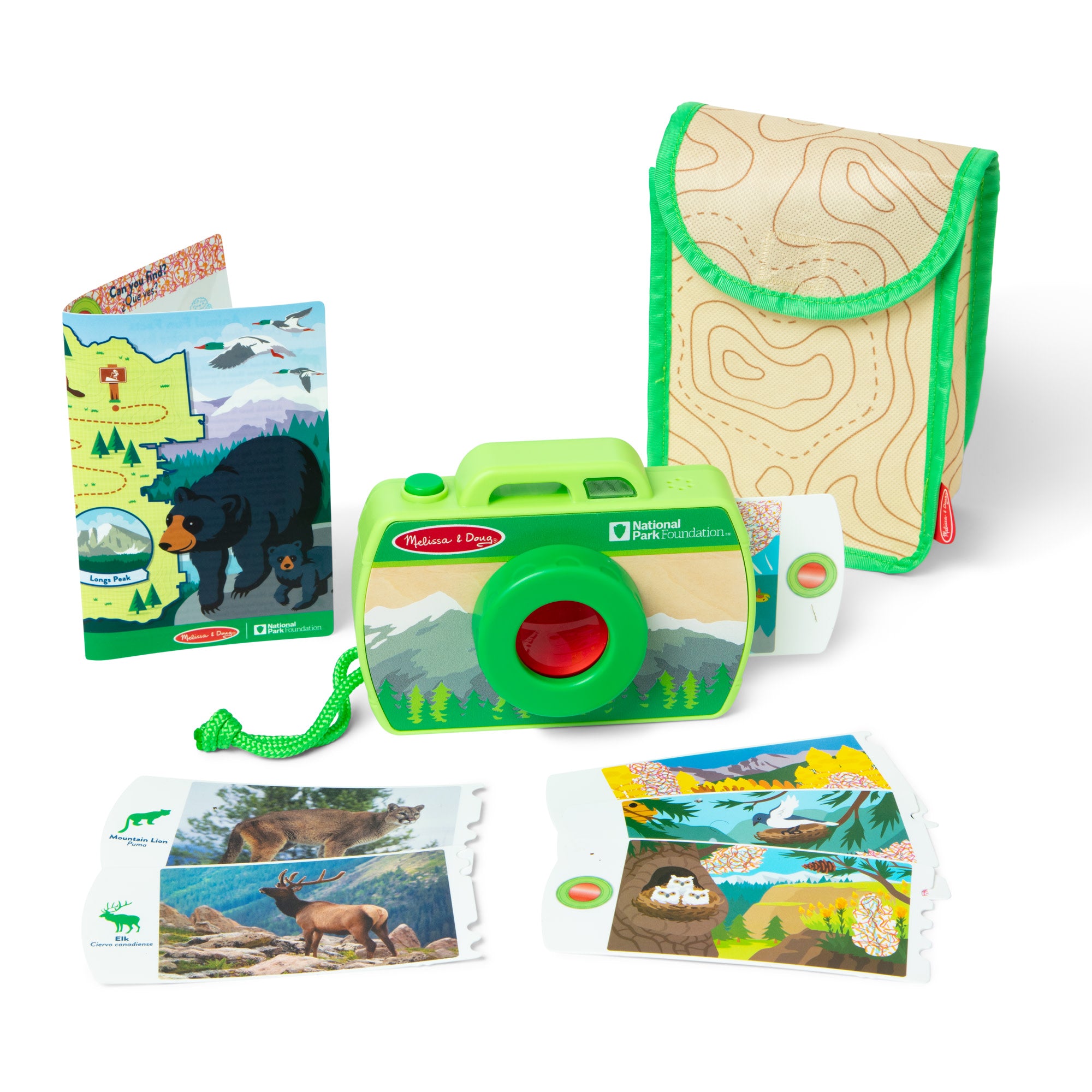 Rocky Mountain National Park Sights & Sounds Wooden Toy Camera Play Set - Image 8
