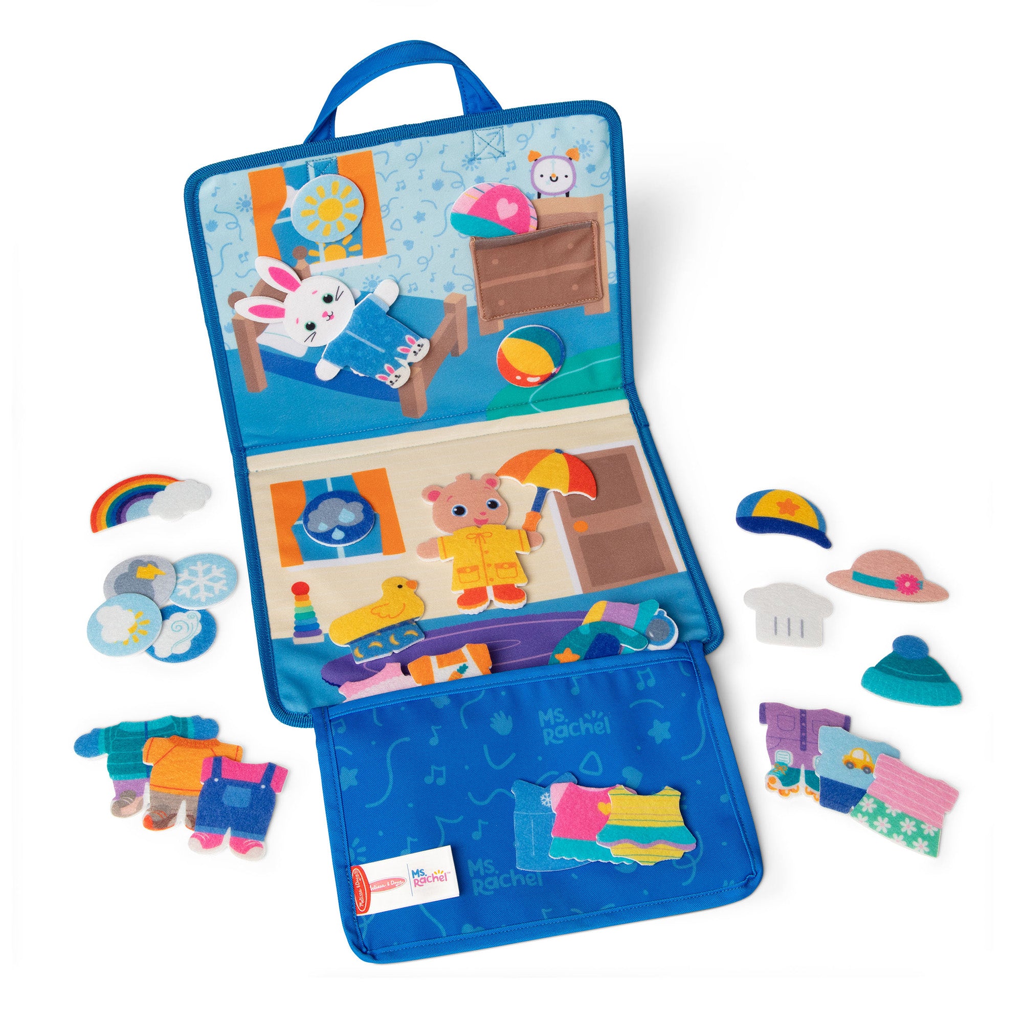 Ms. Rachel? What to Wear Felt Activity Board