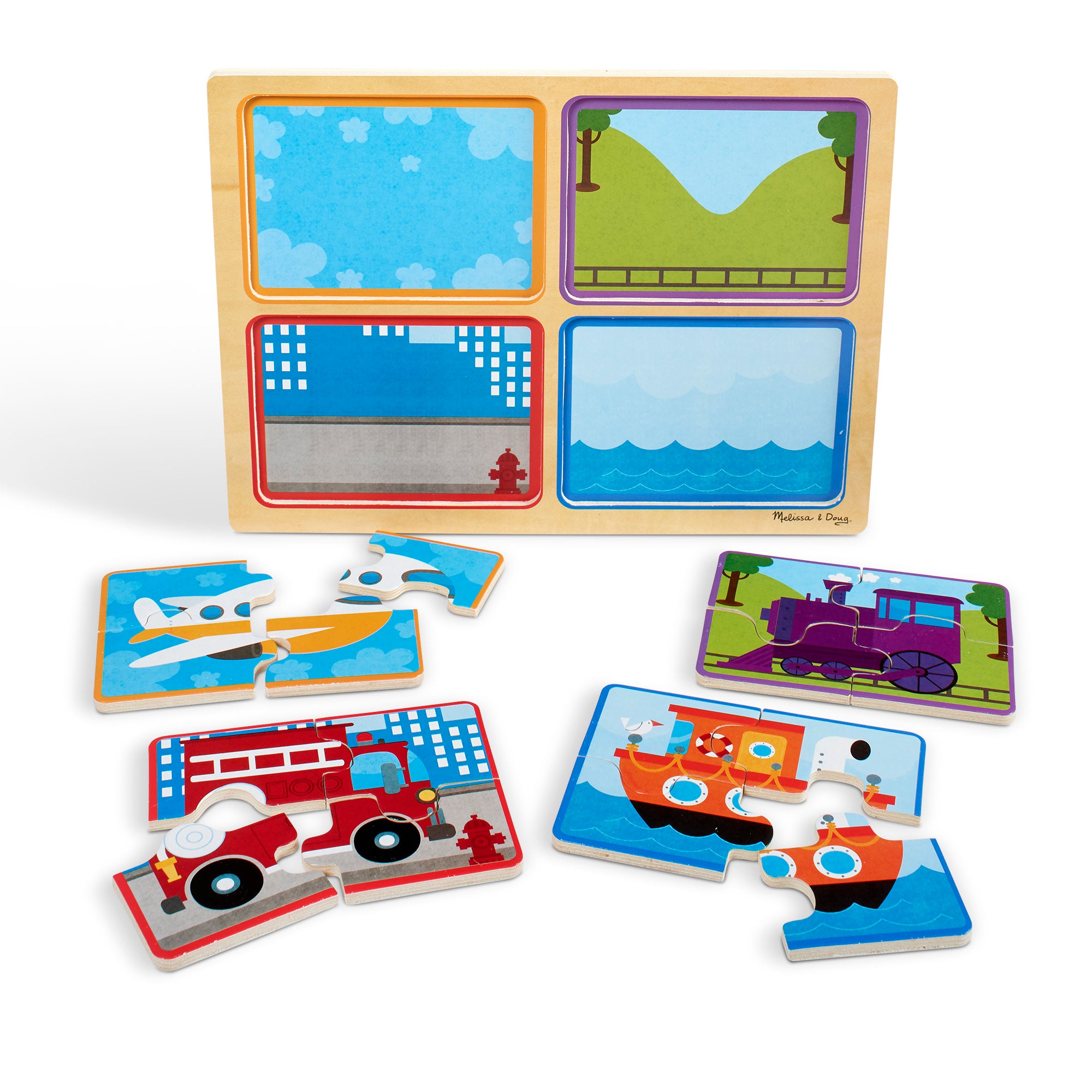 Natural Play Wooden Puzzle: Ready. Set. Go - Image 4