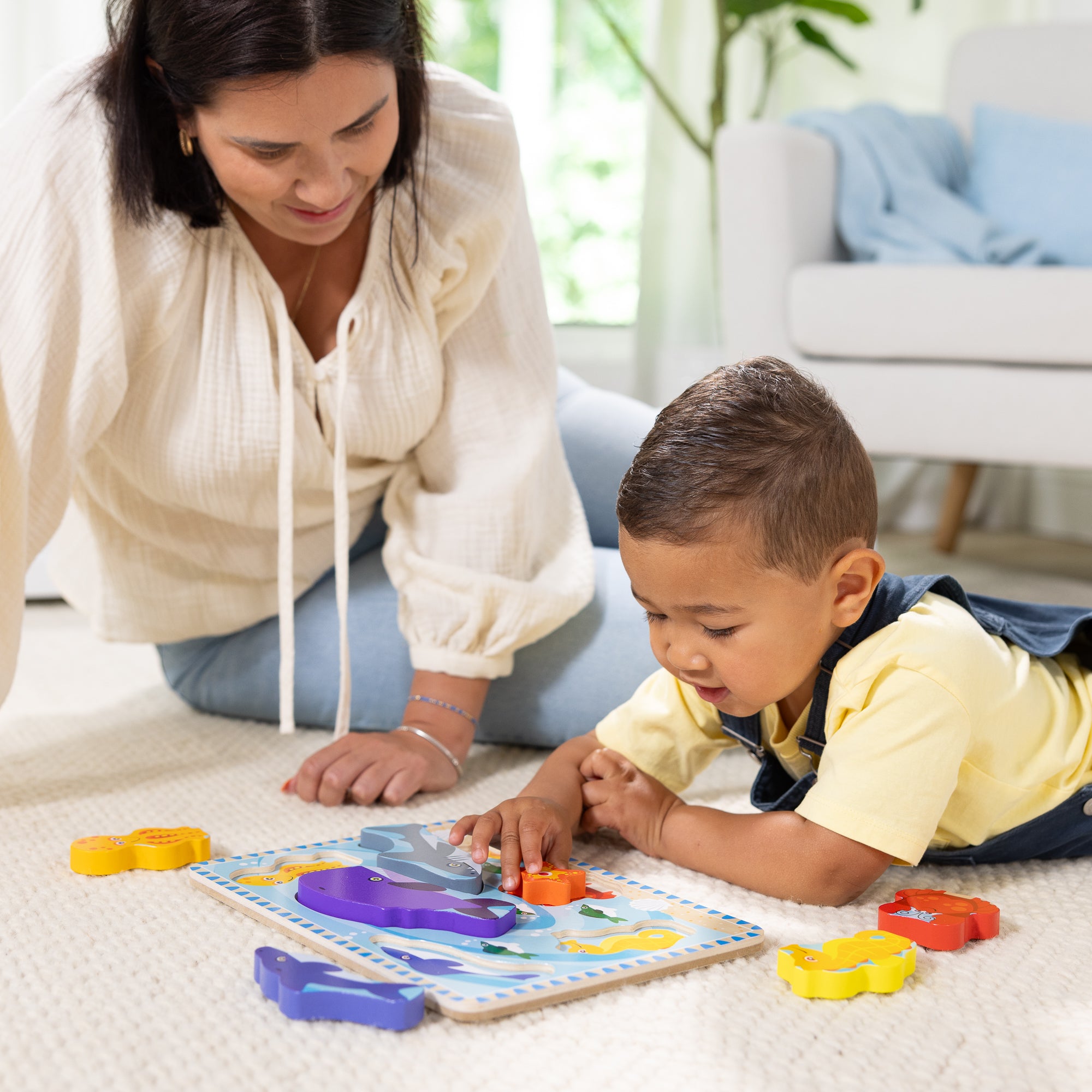 Sea Creatures Chunky Puzzle - 7 Pieces - Image 6
