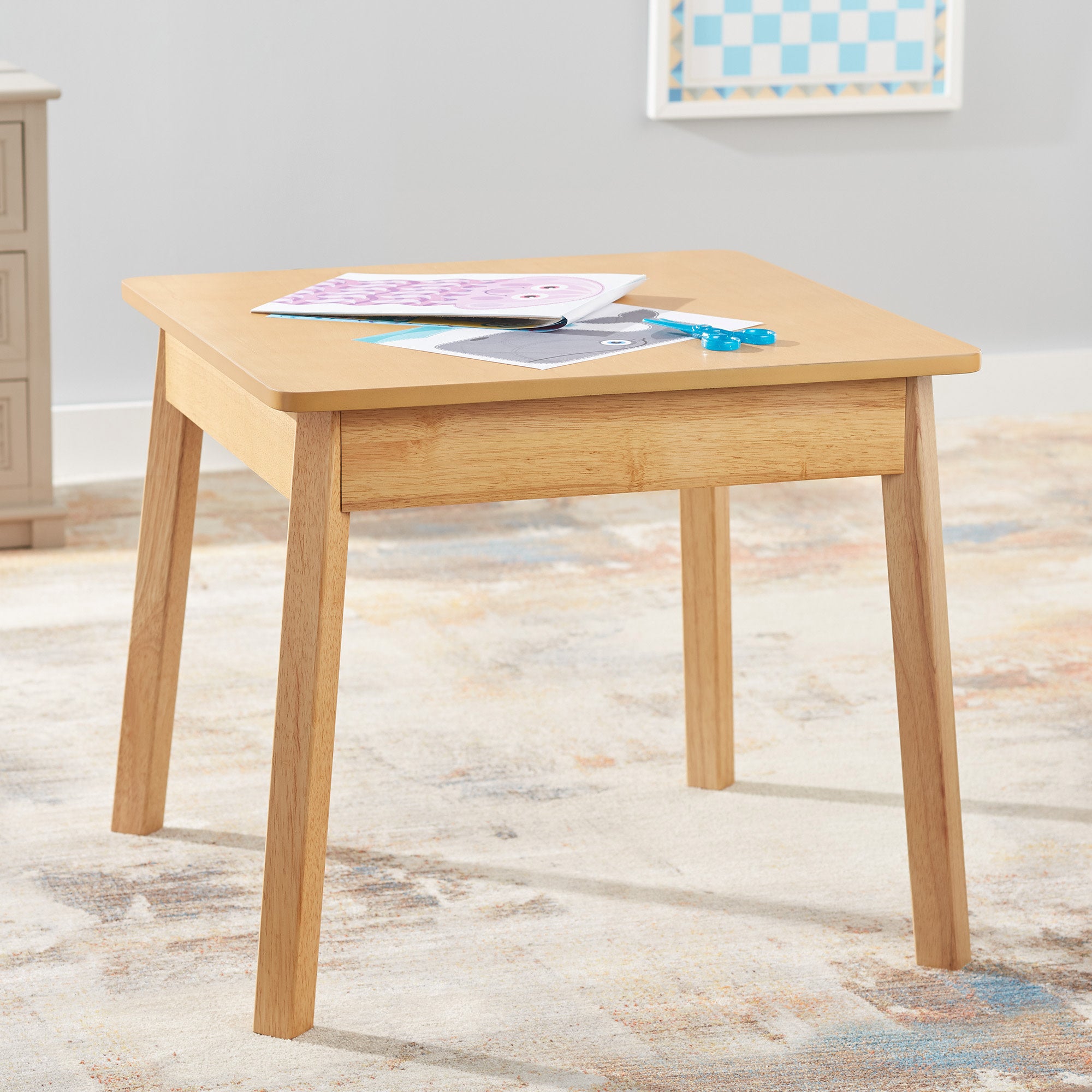 Child's Wooden Square Table - Image 9