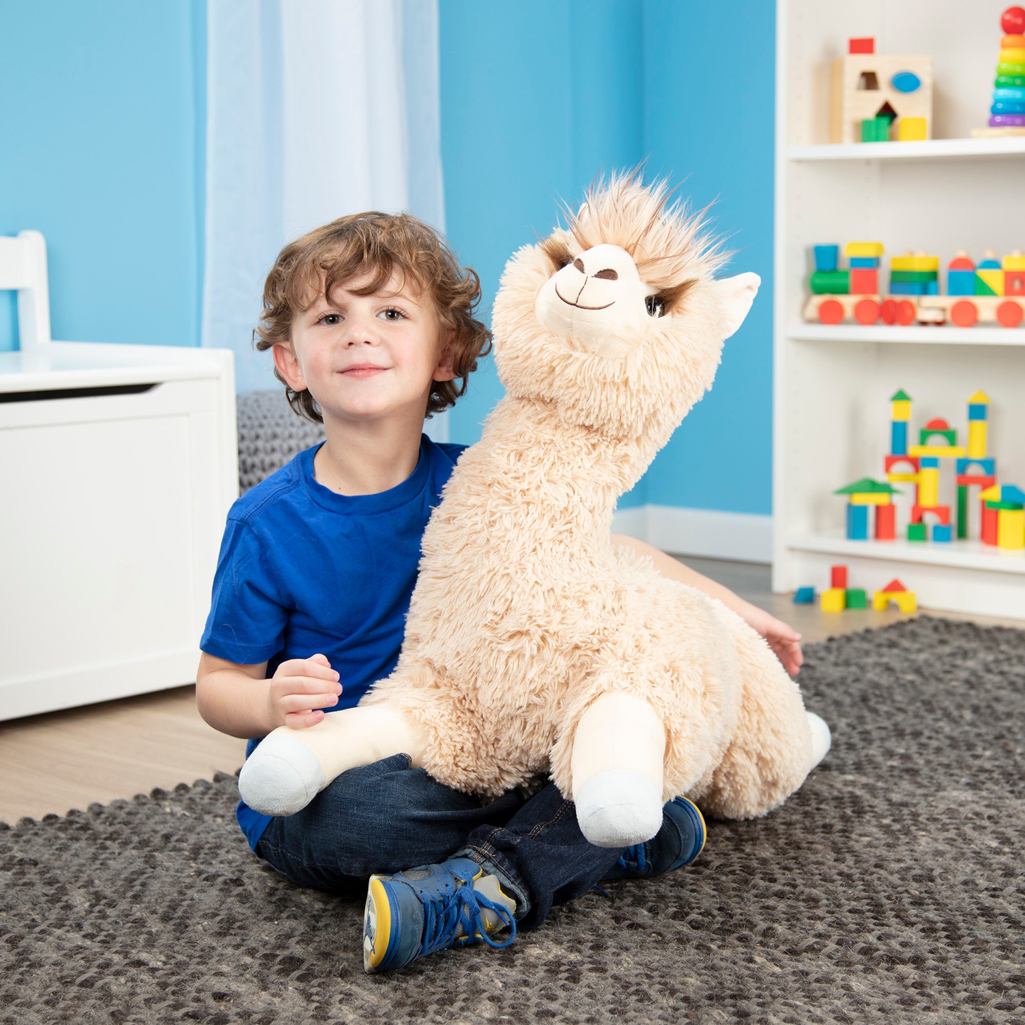 Jumbo Llama Stuffed Plush Animal - Image 6