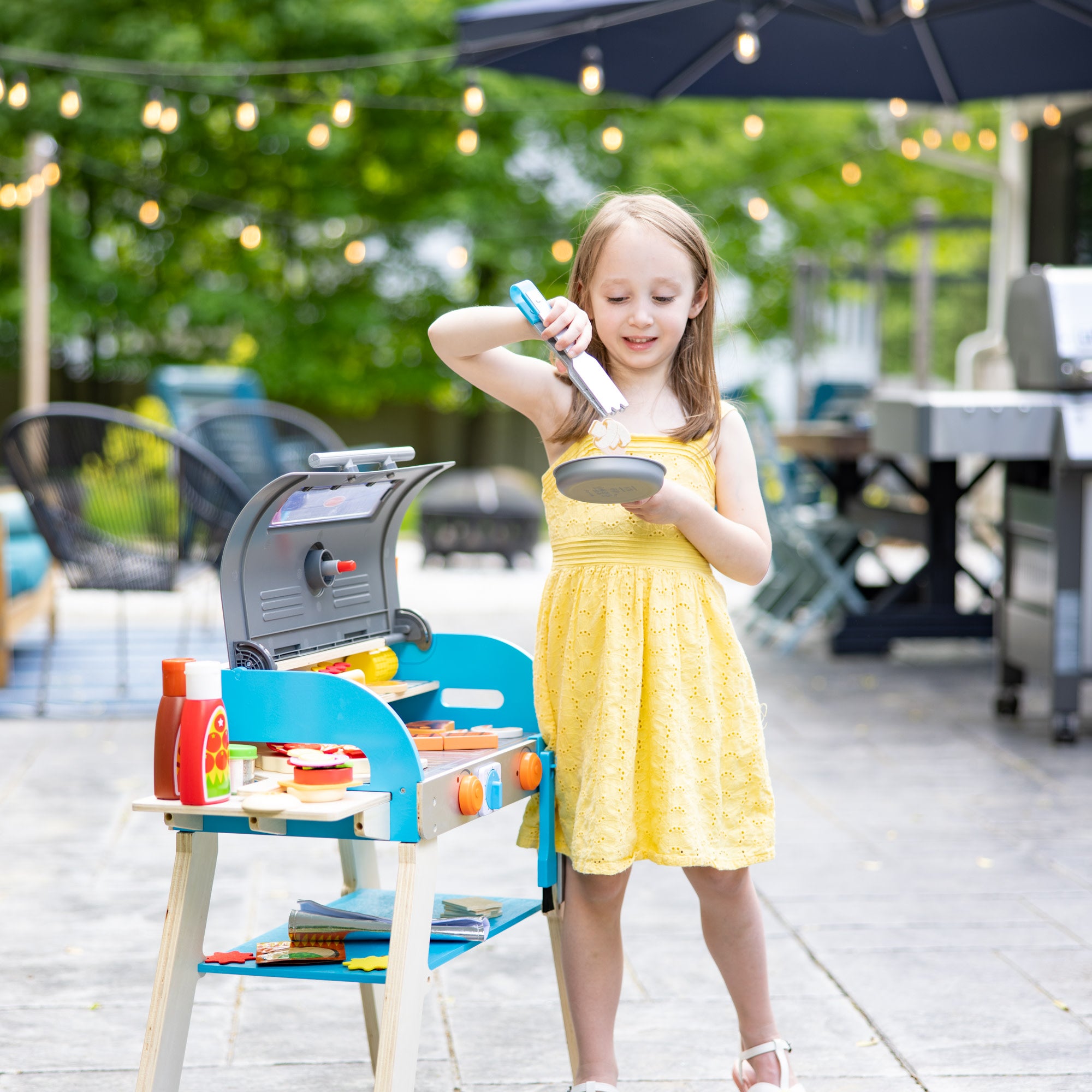 Deluxe Grill & Pizza Oven Play Set - Image 2