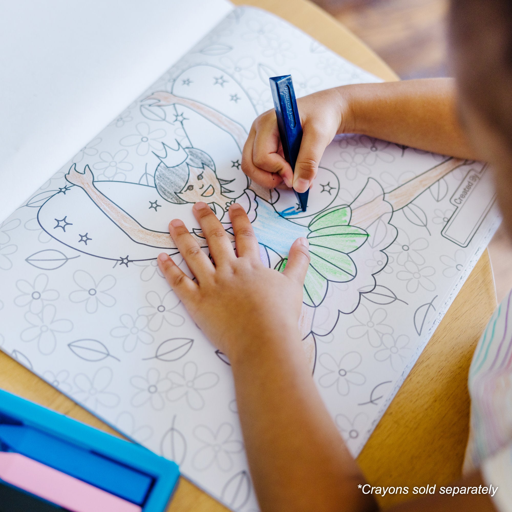 Jumbo 50-Page Kids' Coloring Pad - Horses. Hearts. Flowers. and More - Image 6