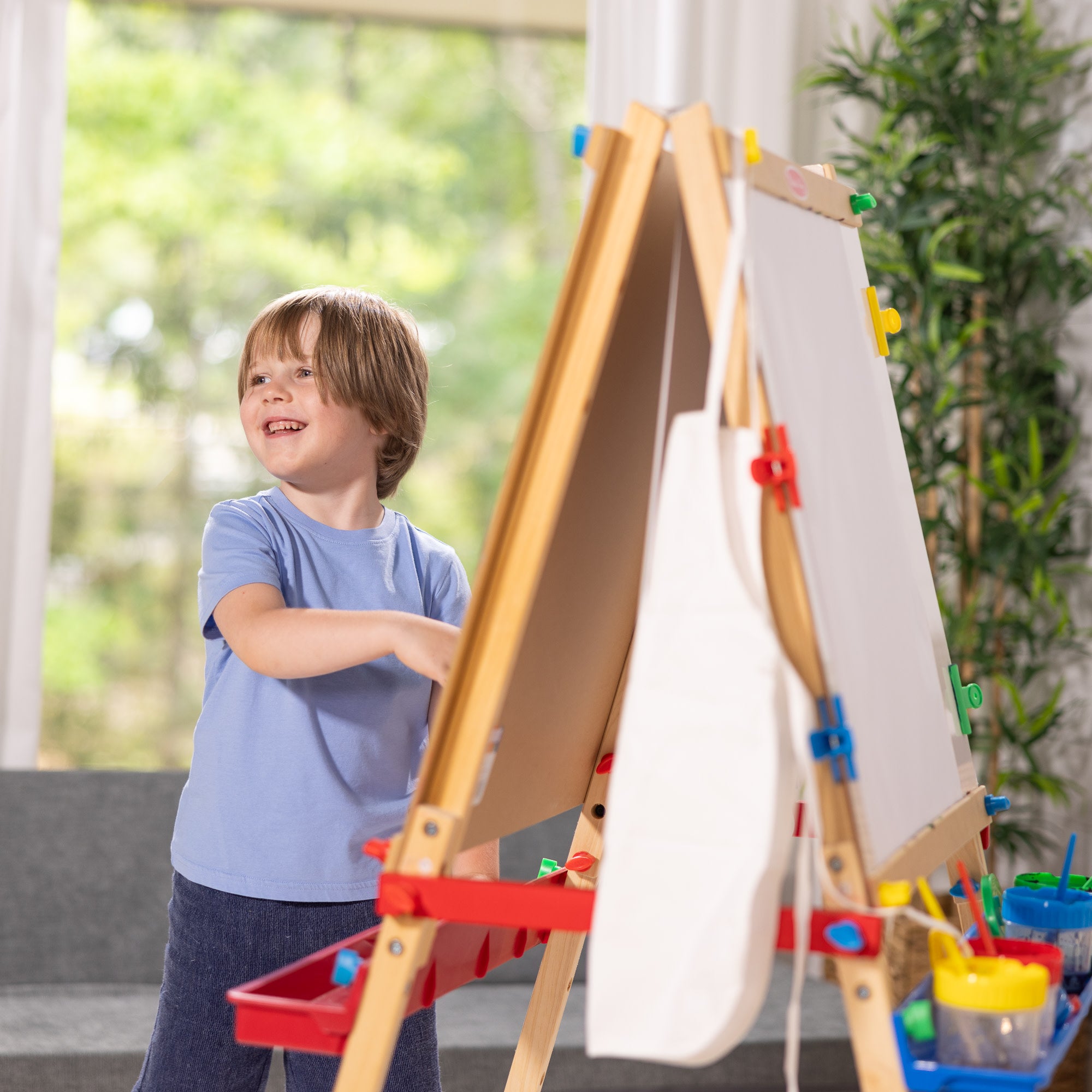 Deluxe Wooden Standing Art Easel - Image 7
