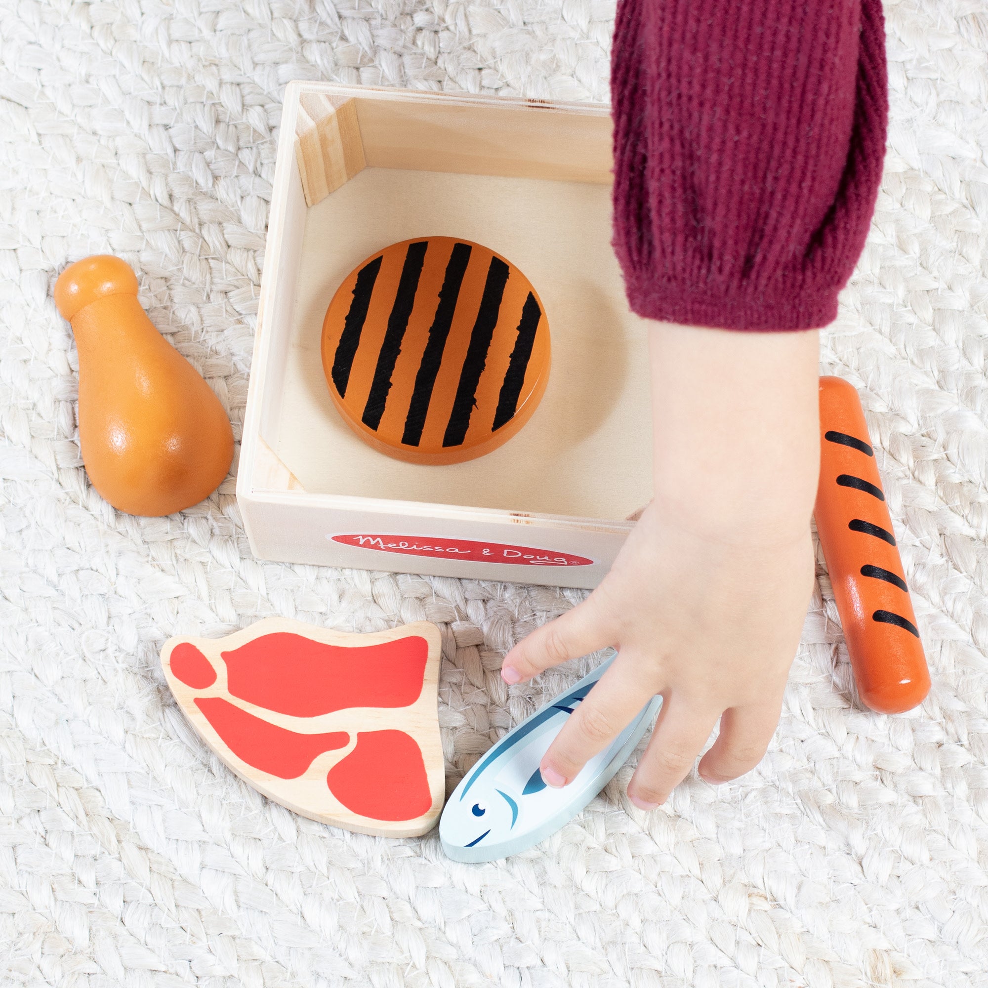 Wooden Food Groups Play Set ?C Protein - Image 2