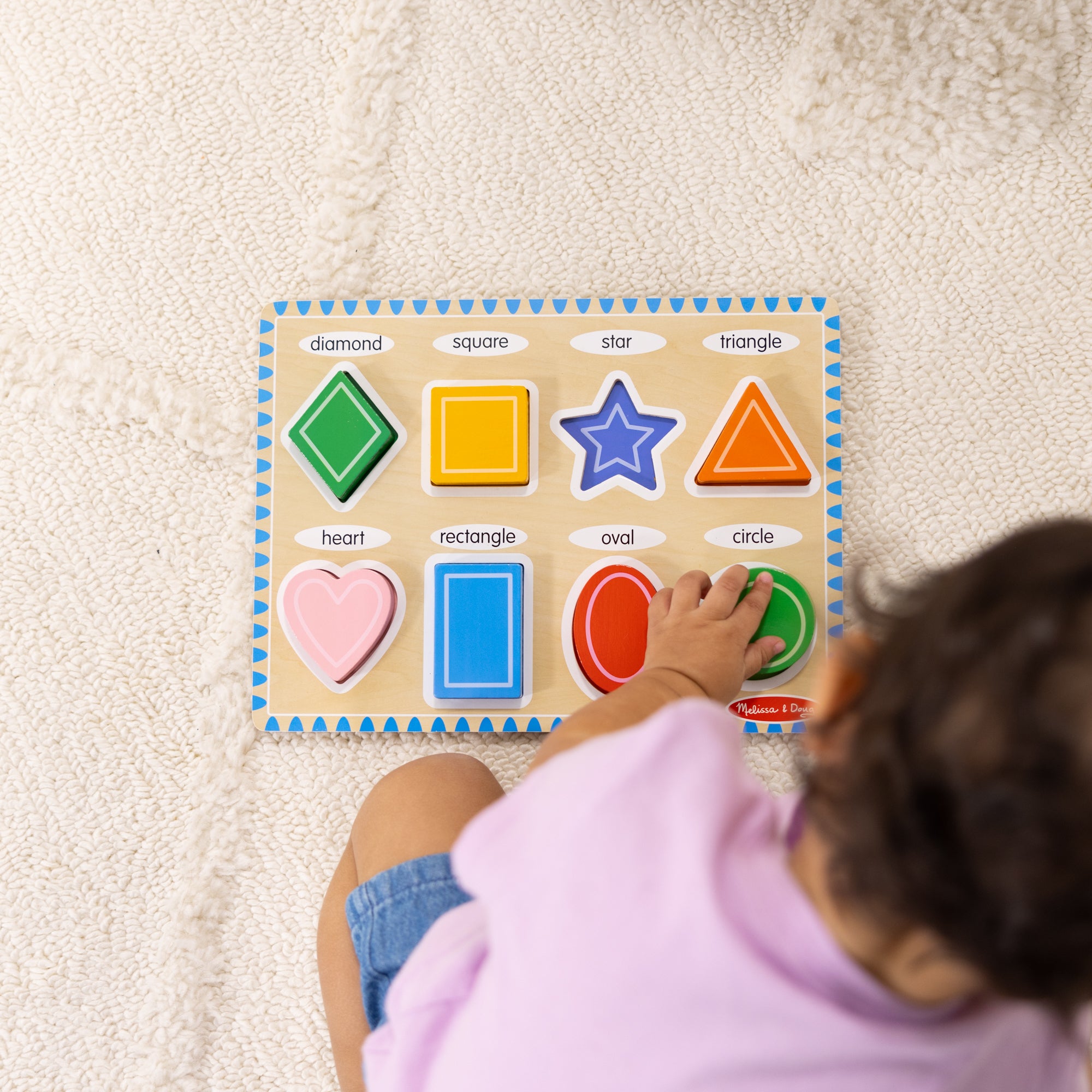 Shapes Chunky Puzzle - 8 Pieces - Image 10