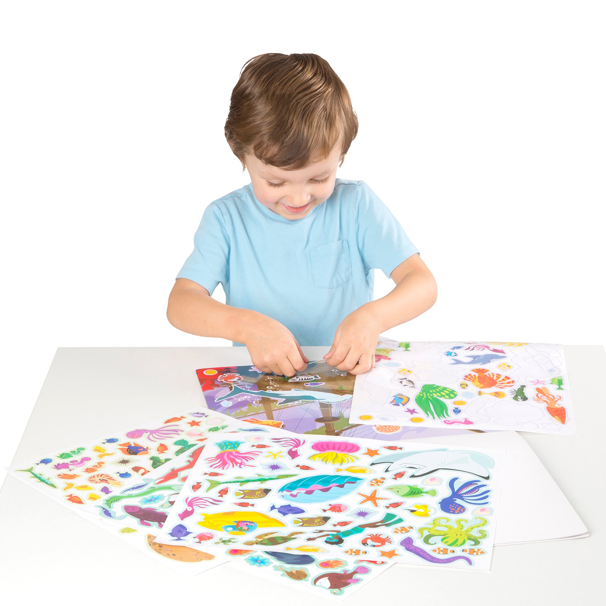 Reusable Sticker Pad 3-Pack: Jungle. Farm. Under the Sea - Image 4
