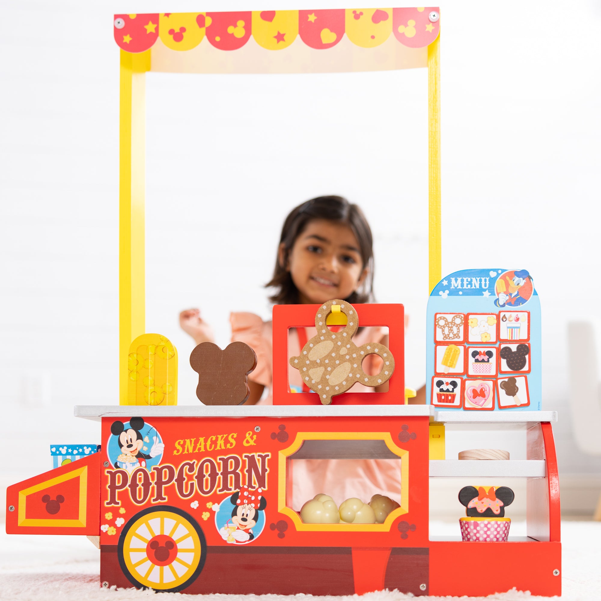 Disney Snacks & Popcorn Wooden Food Counter - Image 5
