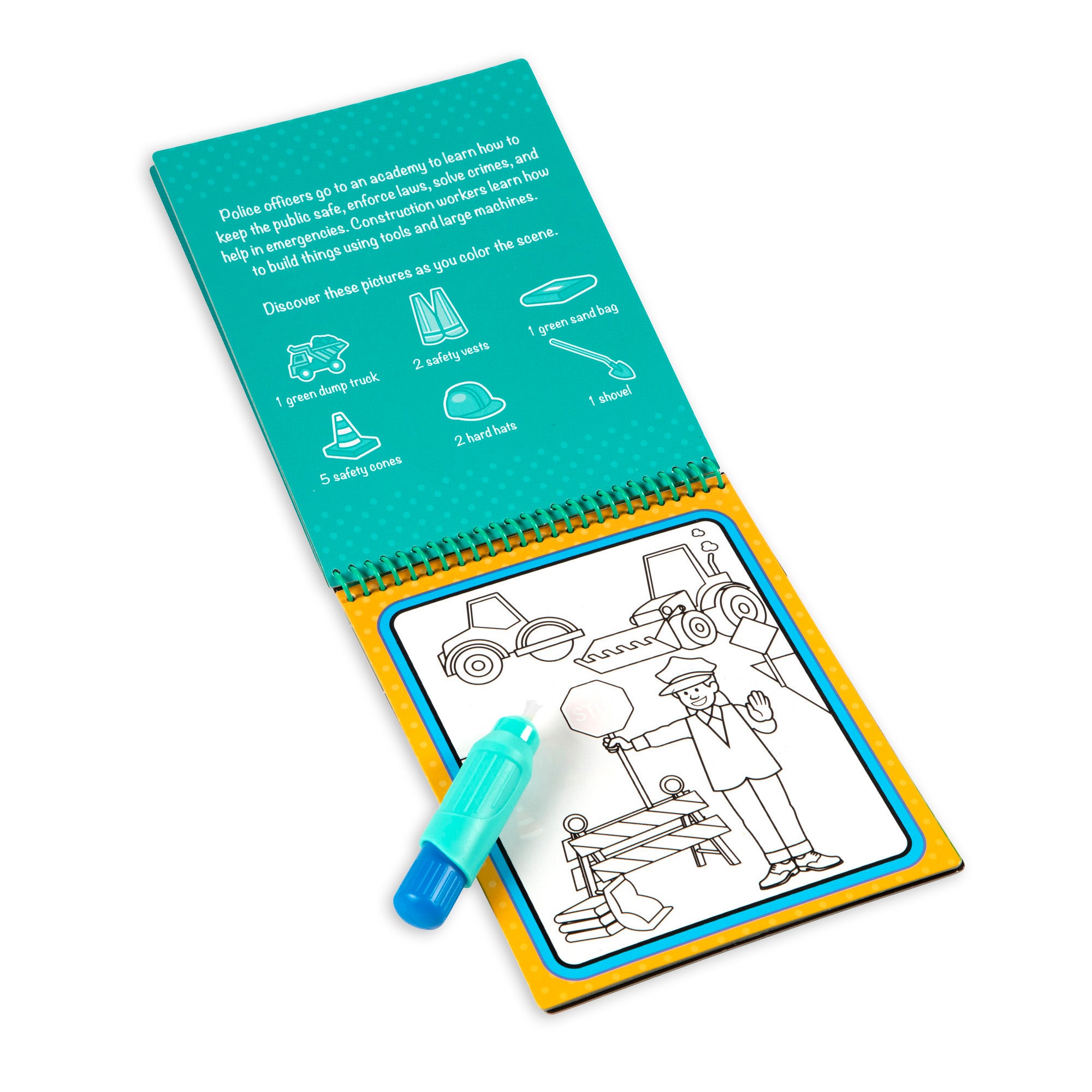 Water Wow! Occupations - Water Reveal Pad On the Go Travel Activity - Image 4