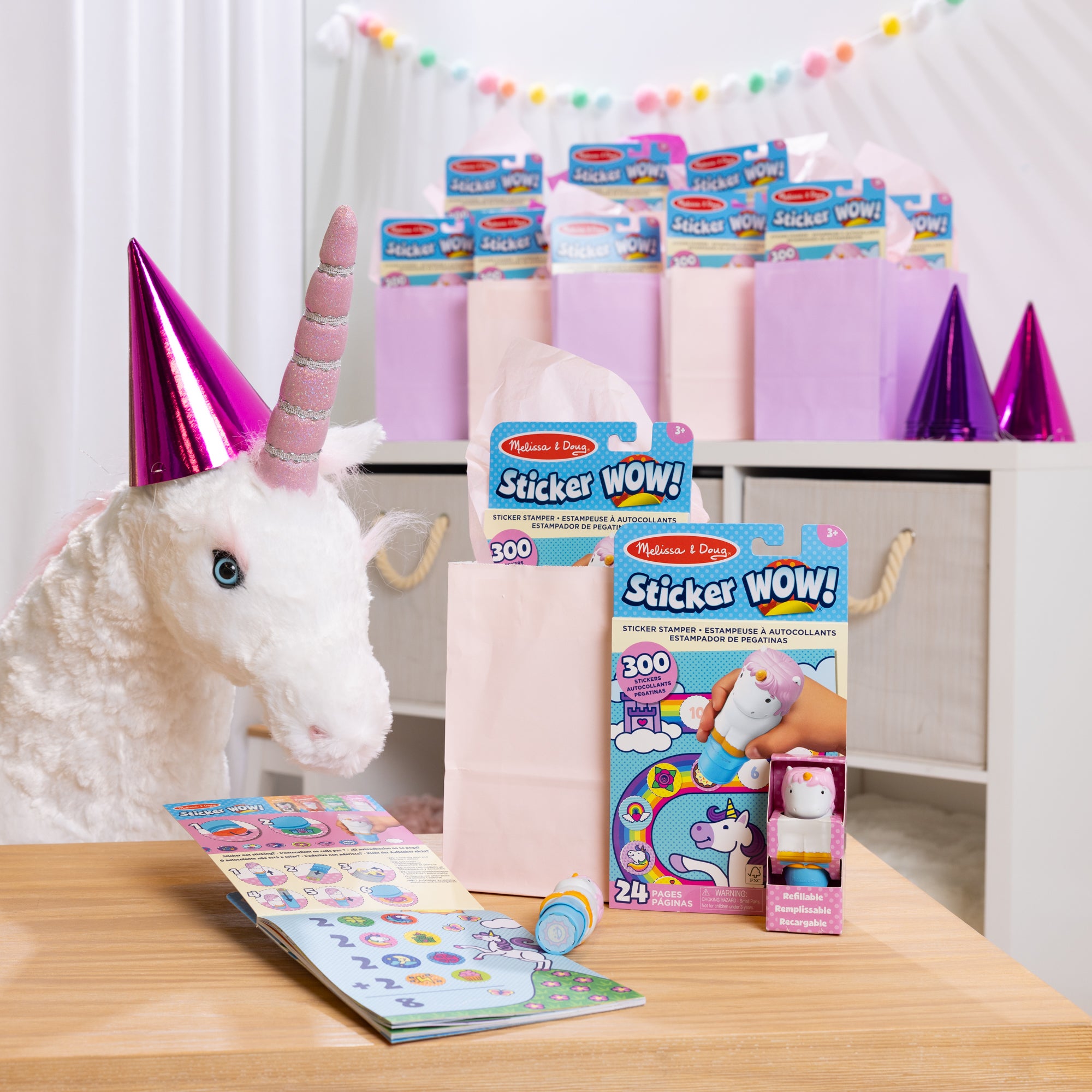 Sticker WOW!? Activity Pad & Sticker Stamper 12-PACK - Unicorn - Image 9