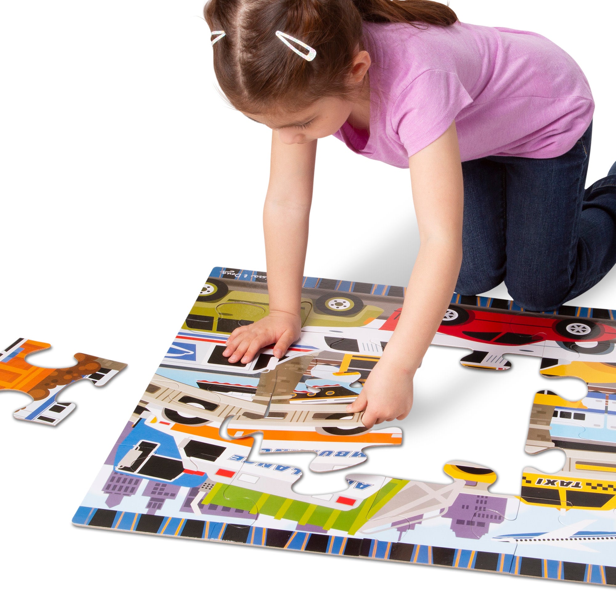Traffic Jam Floor Puzzle - 24 Pieces - Image 7