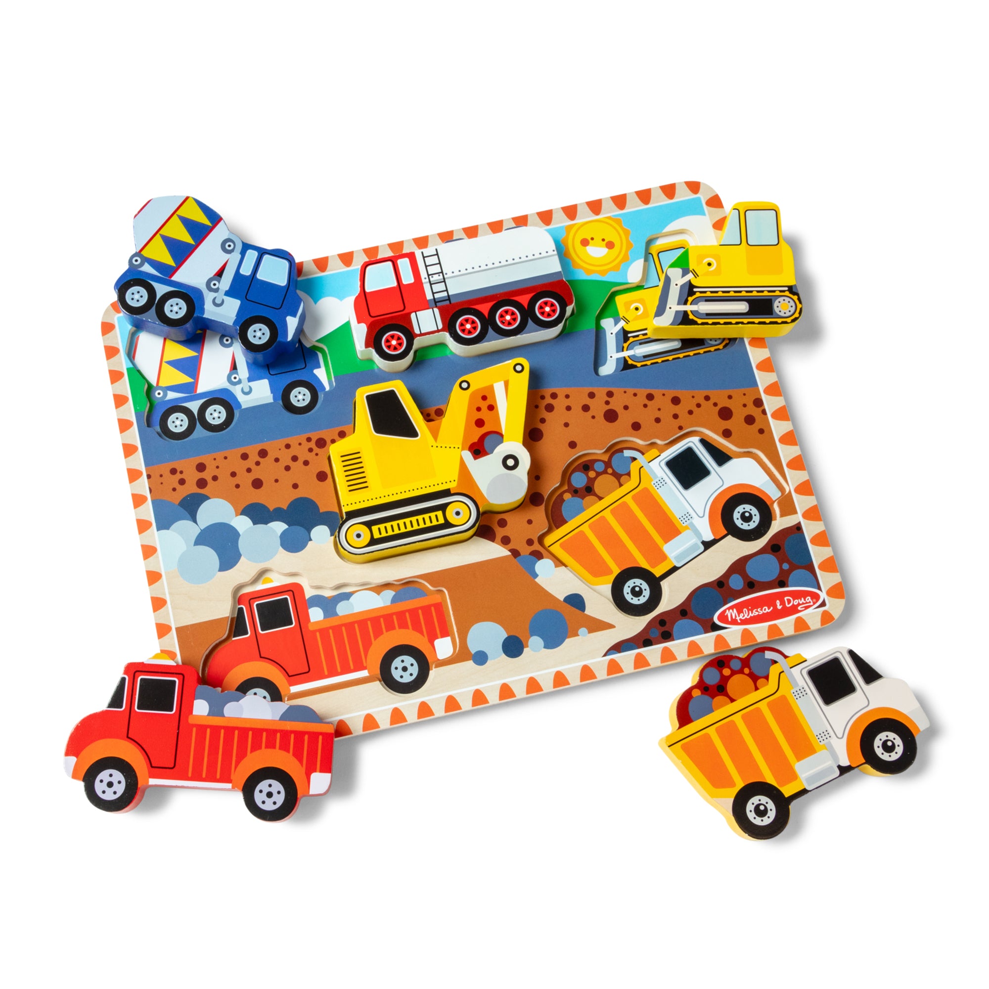 Construction Chunky Puzzle - 6 Pieces - Image 4