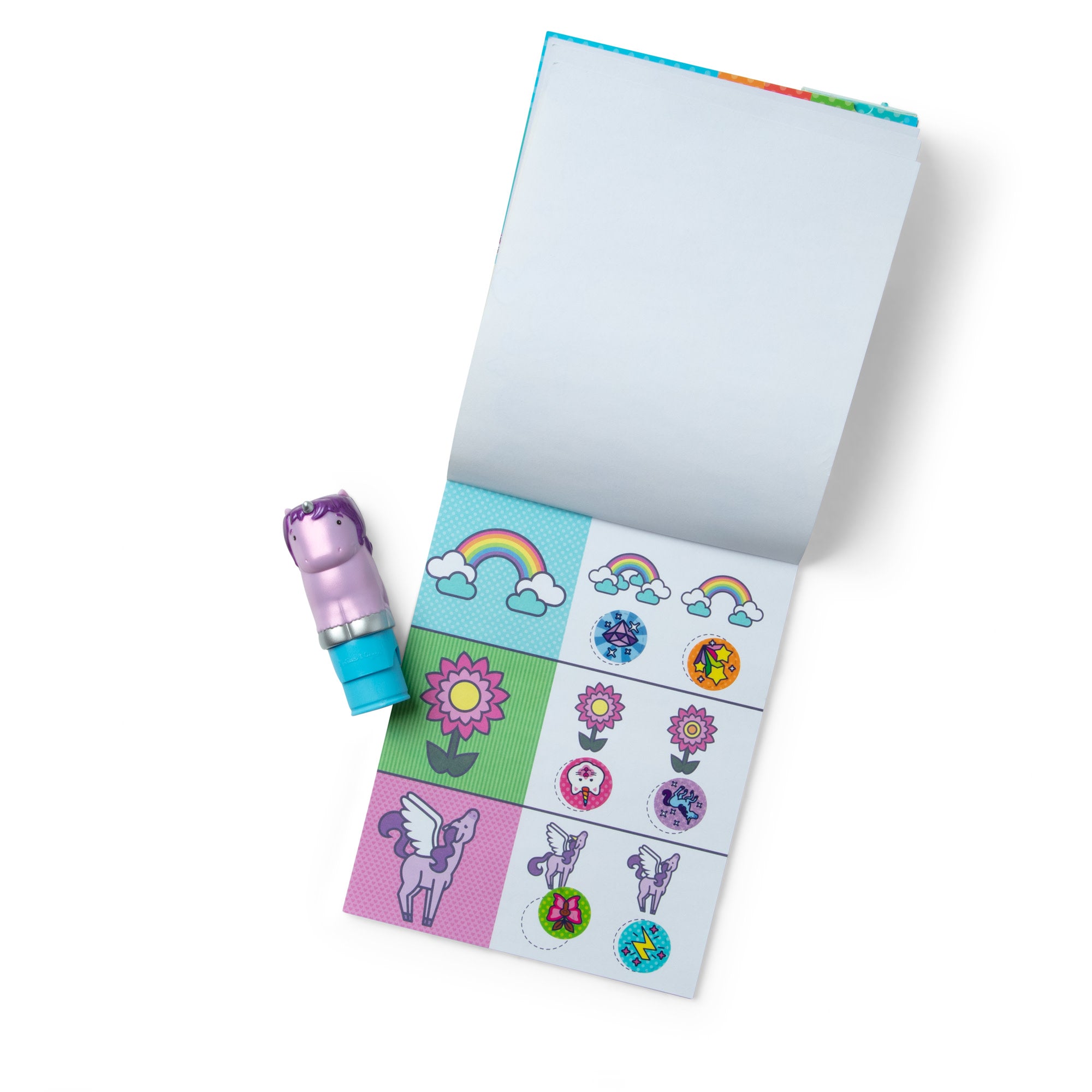 Sticker WOW!? Purple Unicorn Bundle: Activity Pad & Sticker Stamper + Mini Activity Pad and 200 Refill Stickers - Image 4
