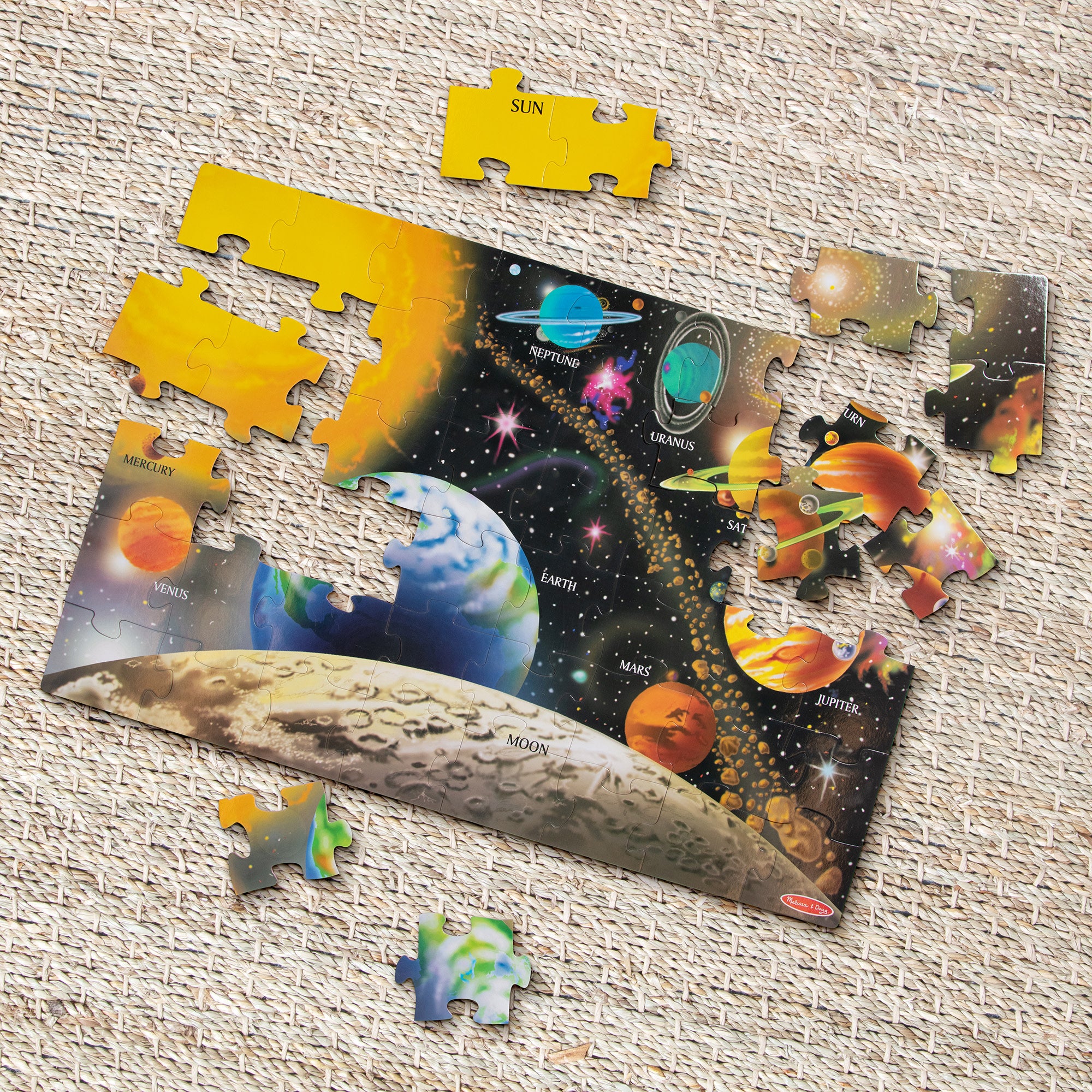 Solar System Floor Puzzle - 48 Pieces - Image 9