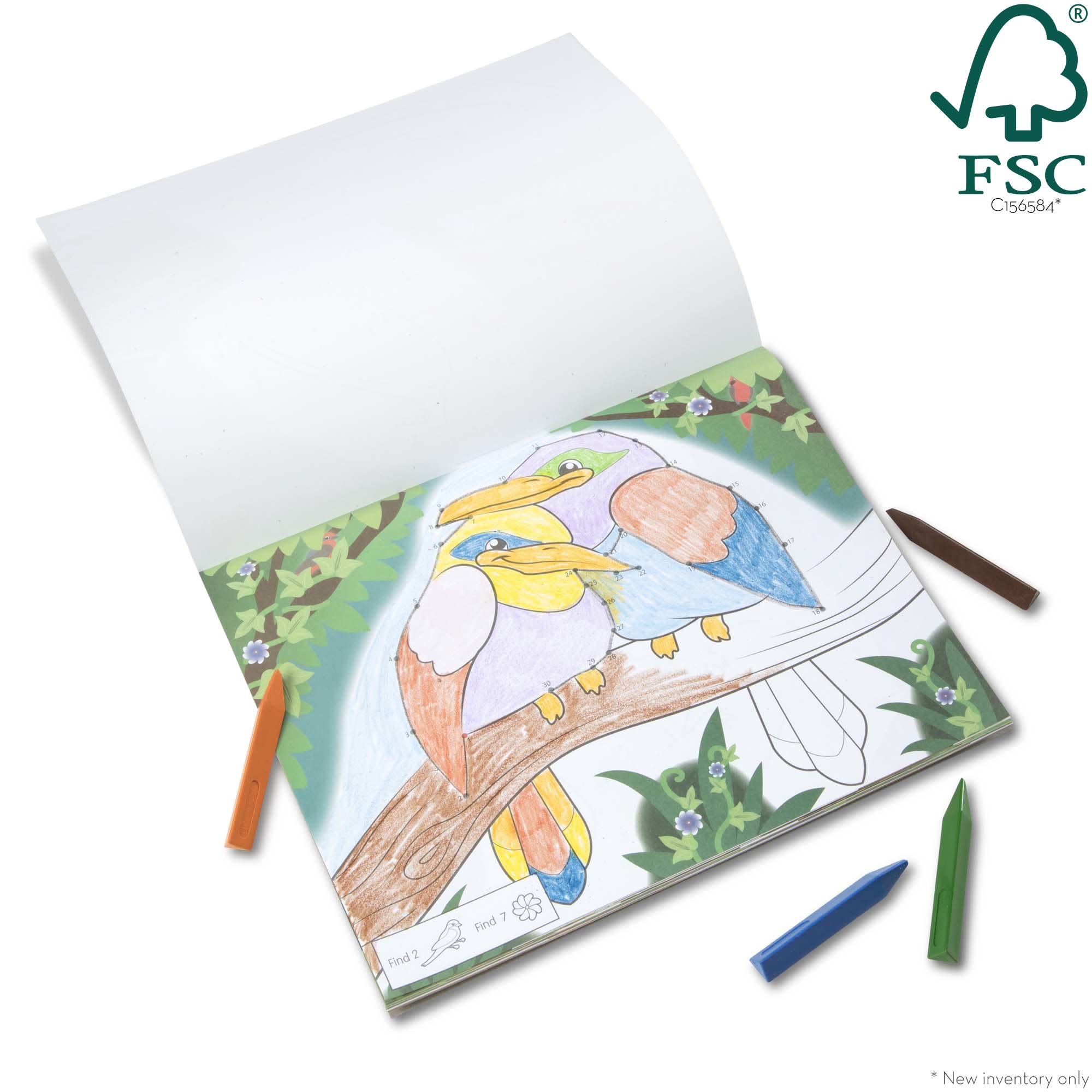 ABC 123 Dot-to-Dot Coloring Pad ?C Wild Animals - Image 3
