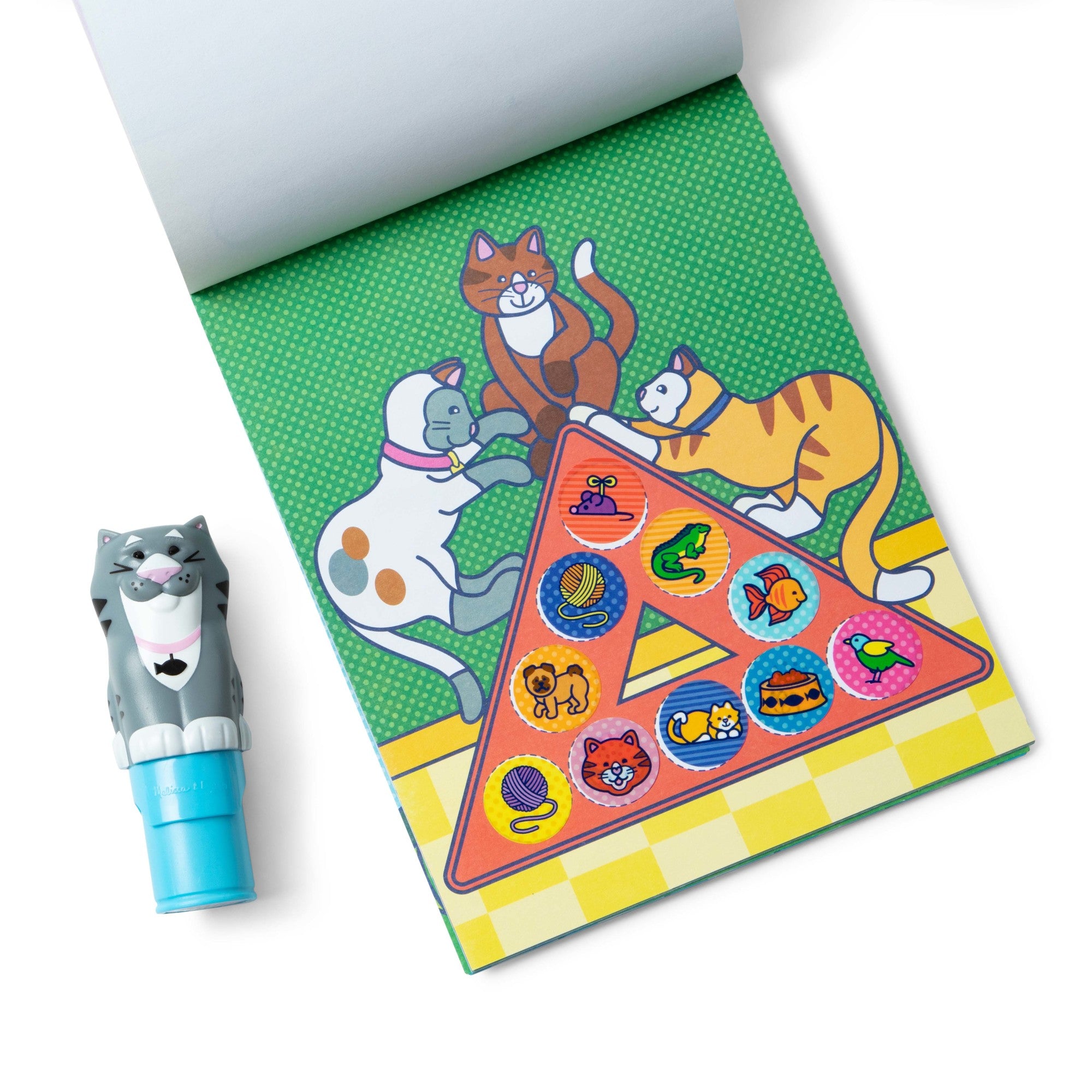 Sticker WOW!? Cat Bundle: Activity Pad & Sticker Stamper + Mini Activity Pad and 200 Refill Stickers - Image 4