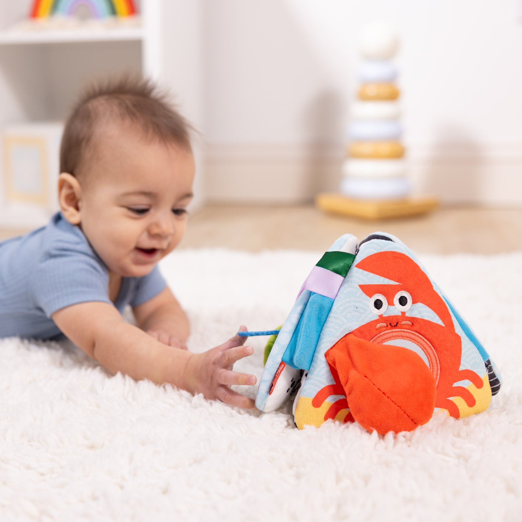 Ocean Tummy Time Triangle Baby Toy - Image 6