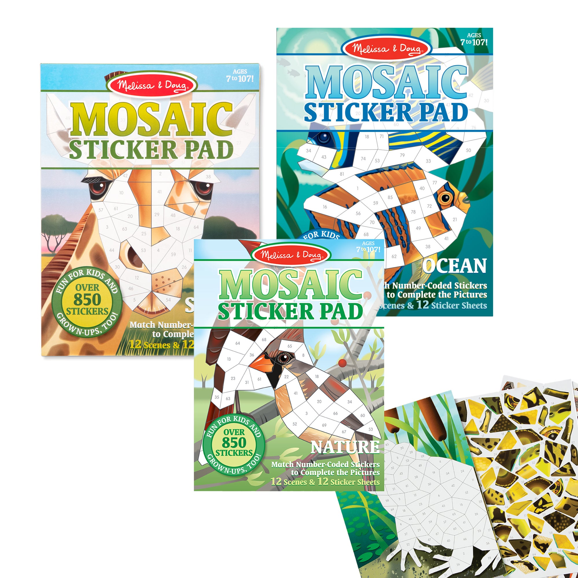 Mosaic Sticker Pad - Ocean - Image 7
