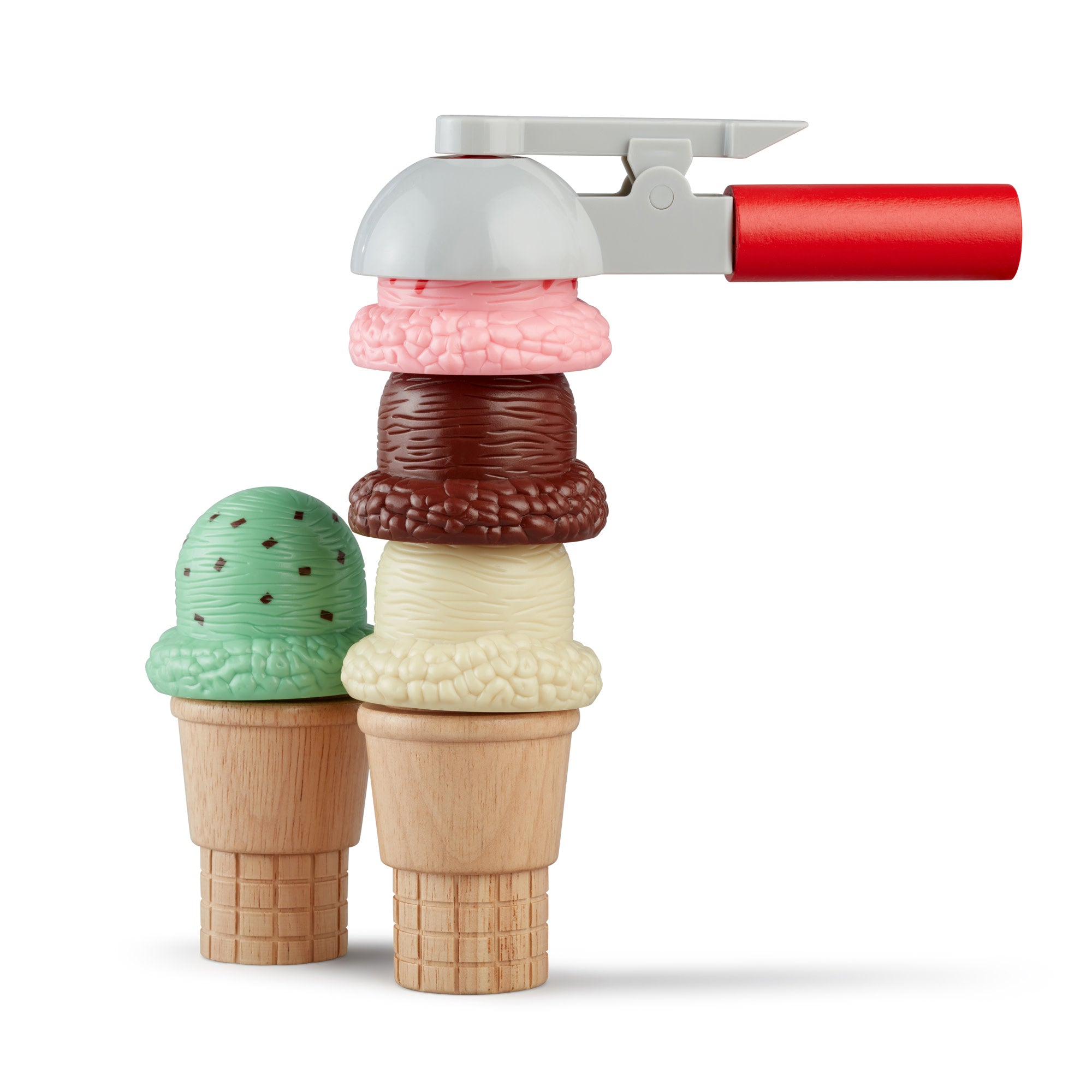 Scoop & Stack Ice Cream Cone Magnetic Play Set - Image 5