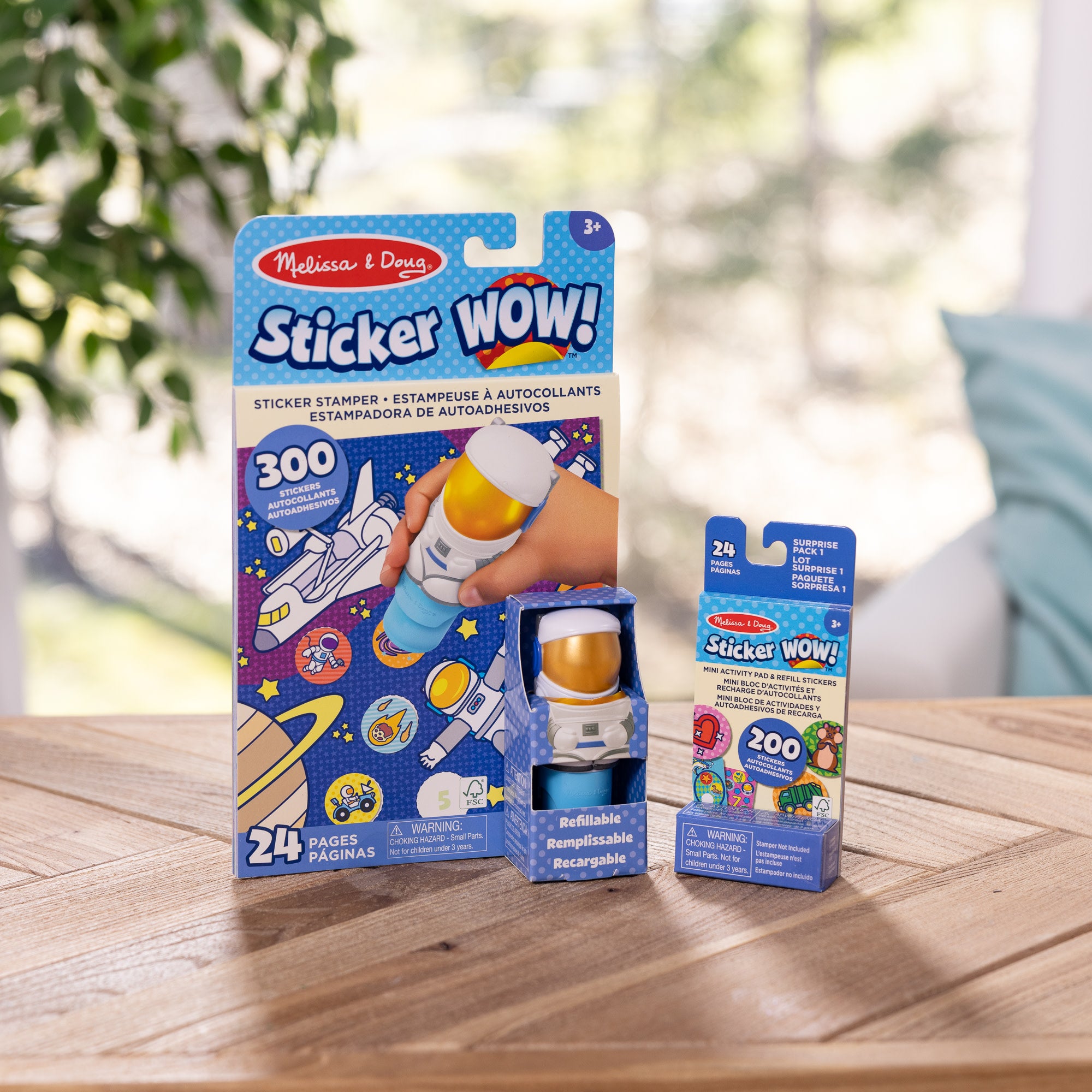 Sticker WOW!? Astronaut Bundle: Activity Pad & Sticker Stamper + Mini Activity Pad and 200 Refill Stickers - Image 9