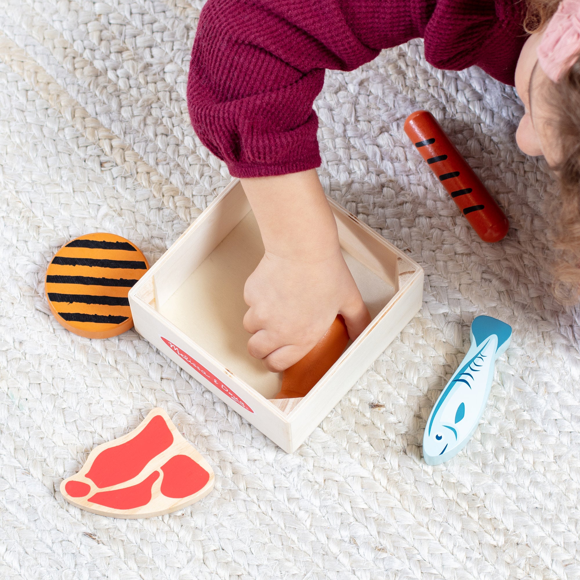 Wooden Food Groups Play Set ?C Protein - Image 10