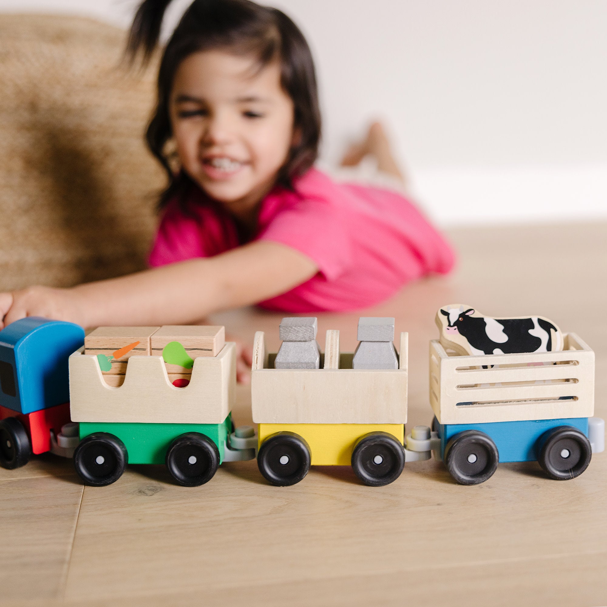 Wooden Farm Train - Image 2