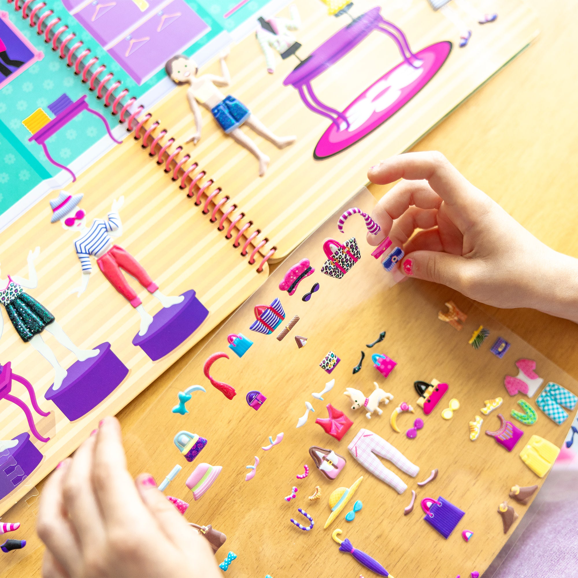 Puffy Sticker Activity Book - Day of Glamour - Image 2