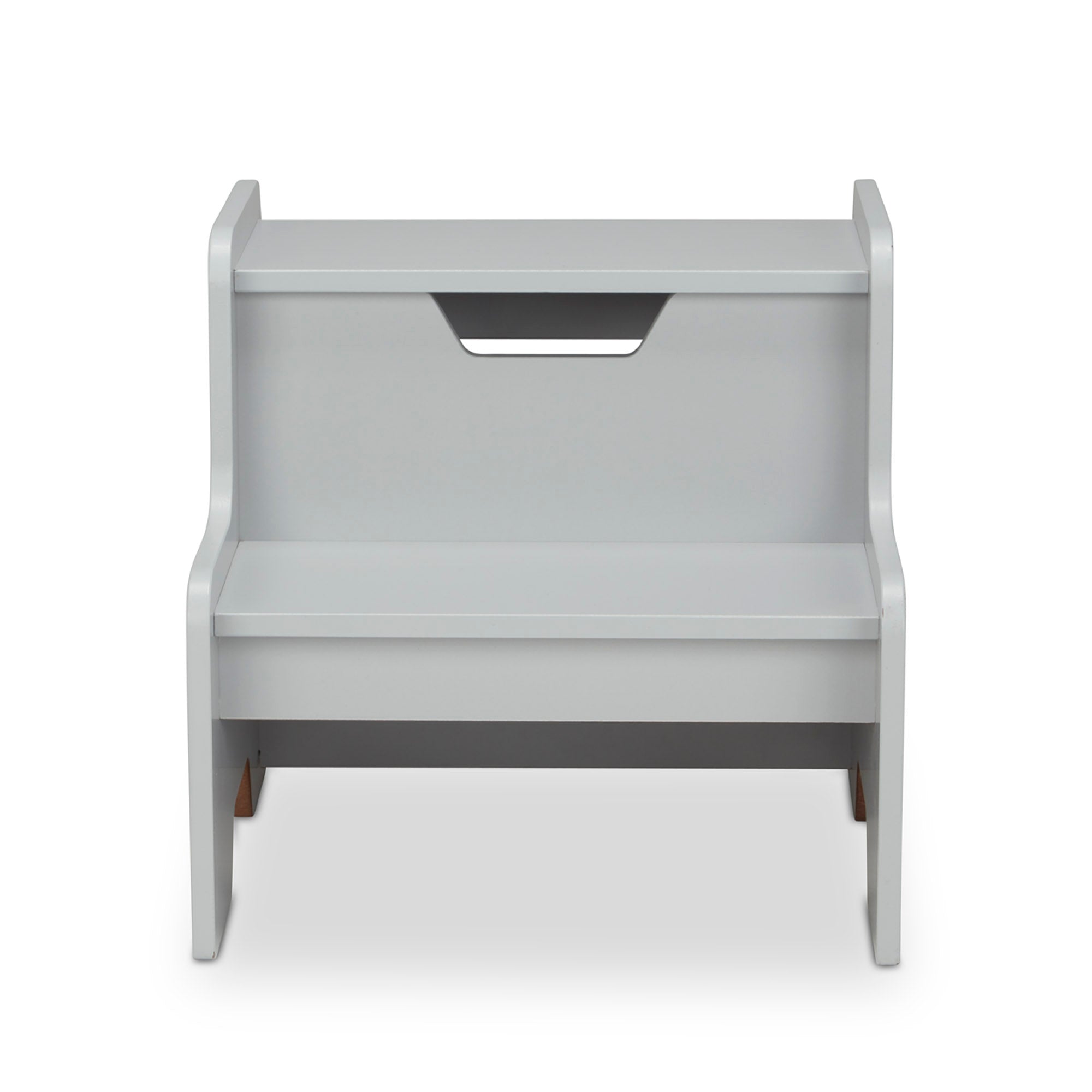Wooden Step Stool ?C Gray - Image 3