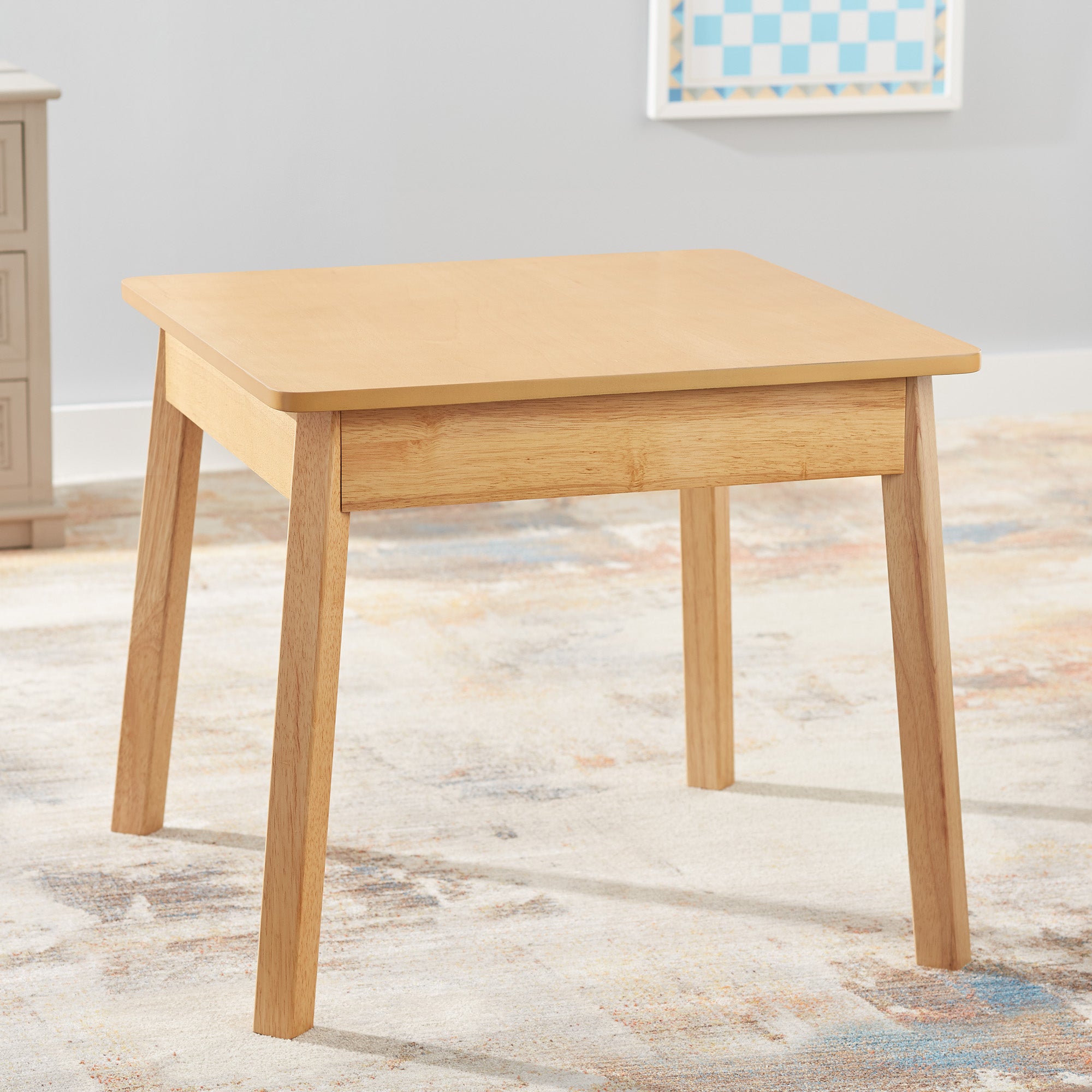 Child's Wooden Square Table - Image 10