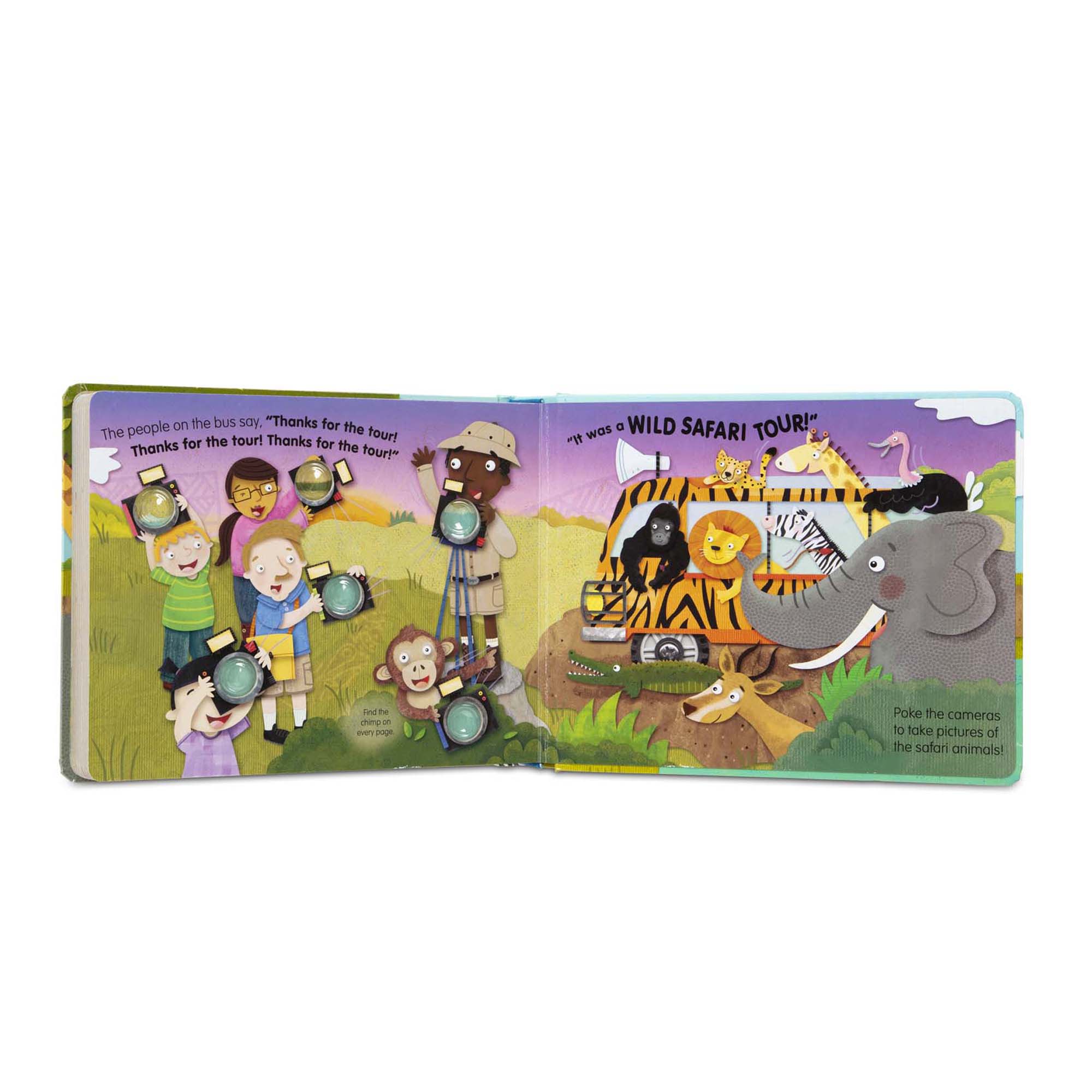 Poke-a-Dot: The Wheels on the Bus Wild Safari Board Book - Image 8