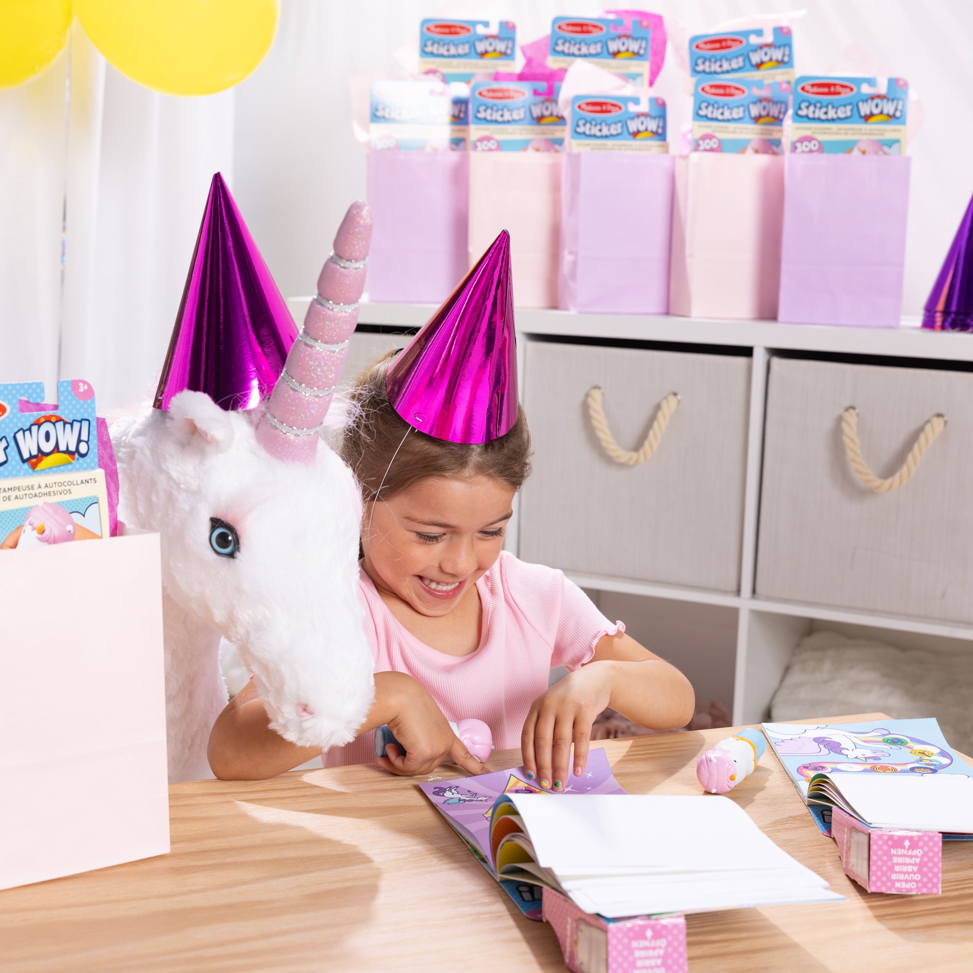 Sticker WOW!? Activity Pad & Sticker Stamper 12-PACK - Unicorn - Image 2