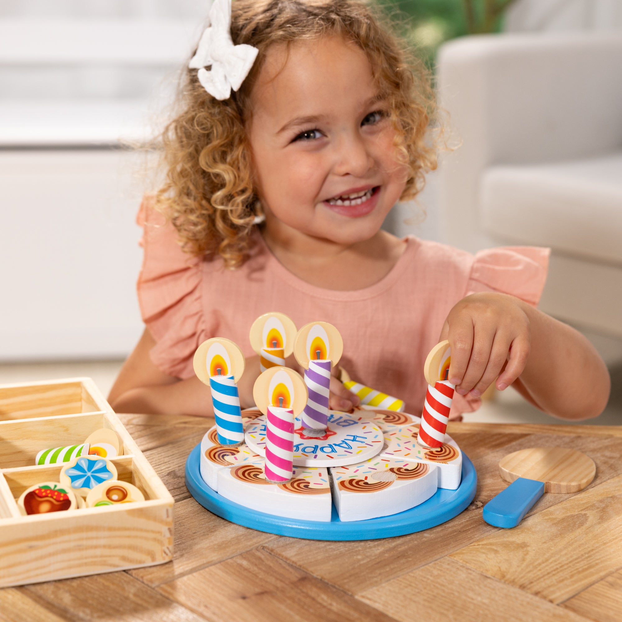 Wooden Birthday Cake Play Set - Image 5